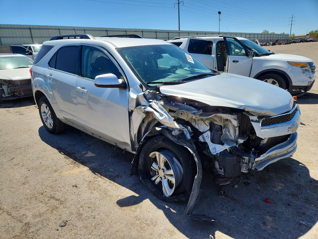 2014 Chevrolet Equinox Lt Silver vin: 2GNALBEK7E6302277