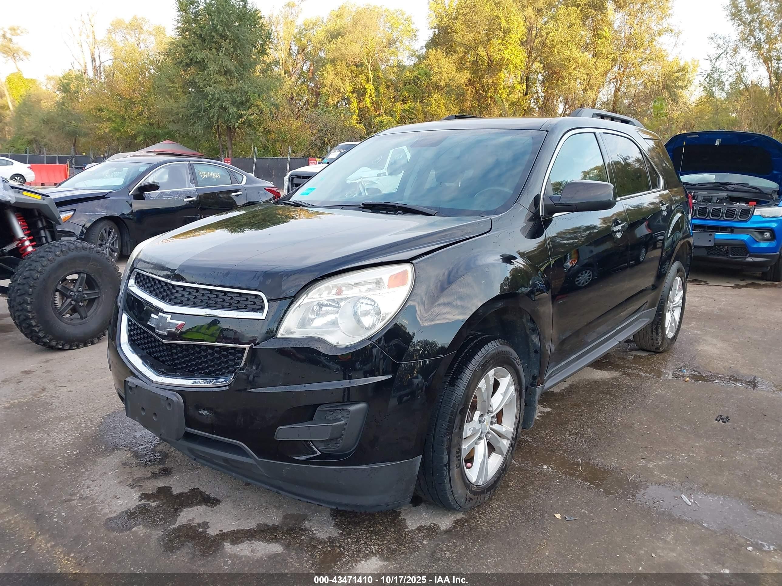 2015 Chevrolet Equinox 1lt Черный vin: 2GNALBEK7F1112395