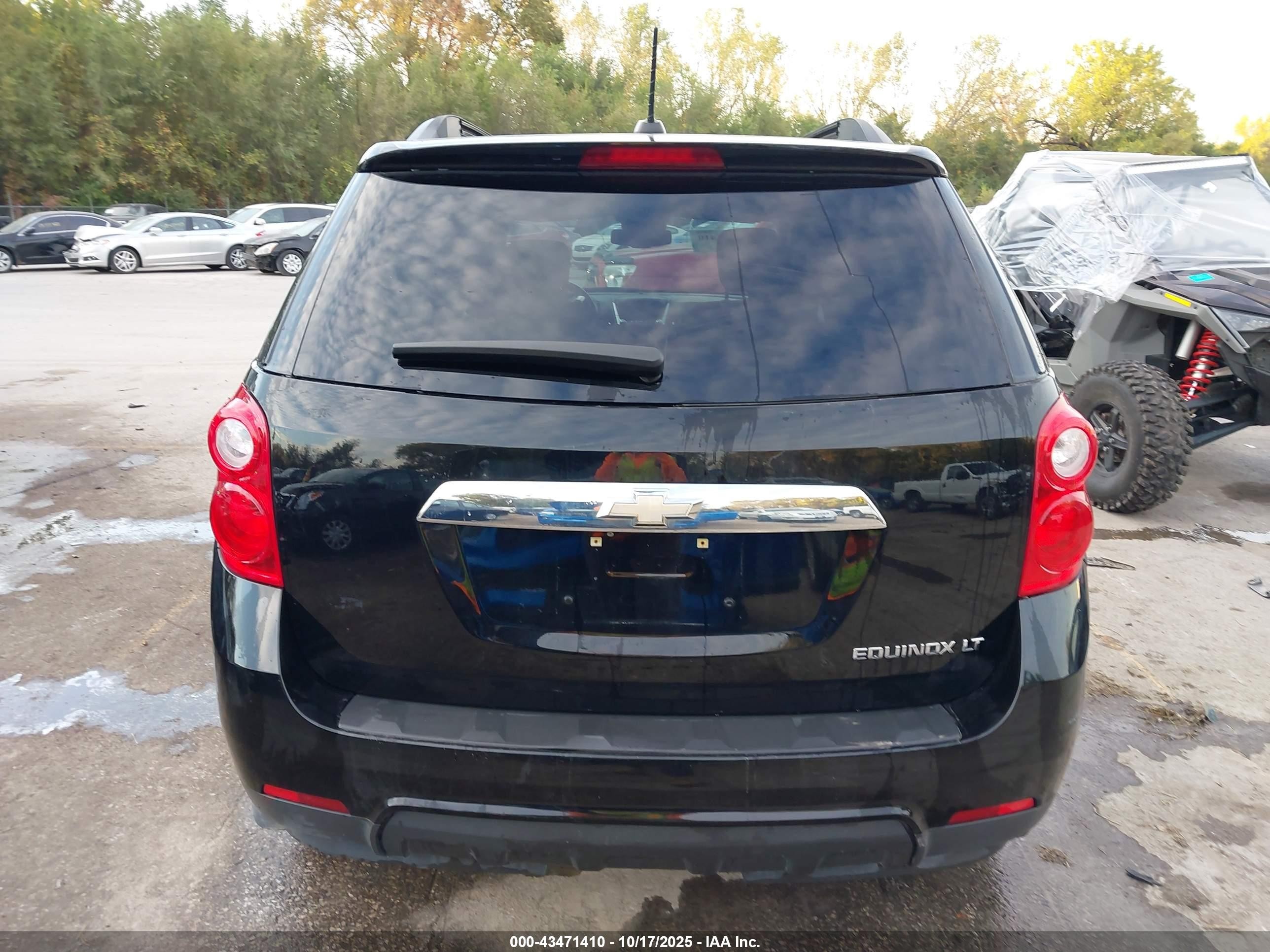 2015 Chevrolet Equinox 1lt Черный vin: 2GNALBEK7F1112395