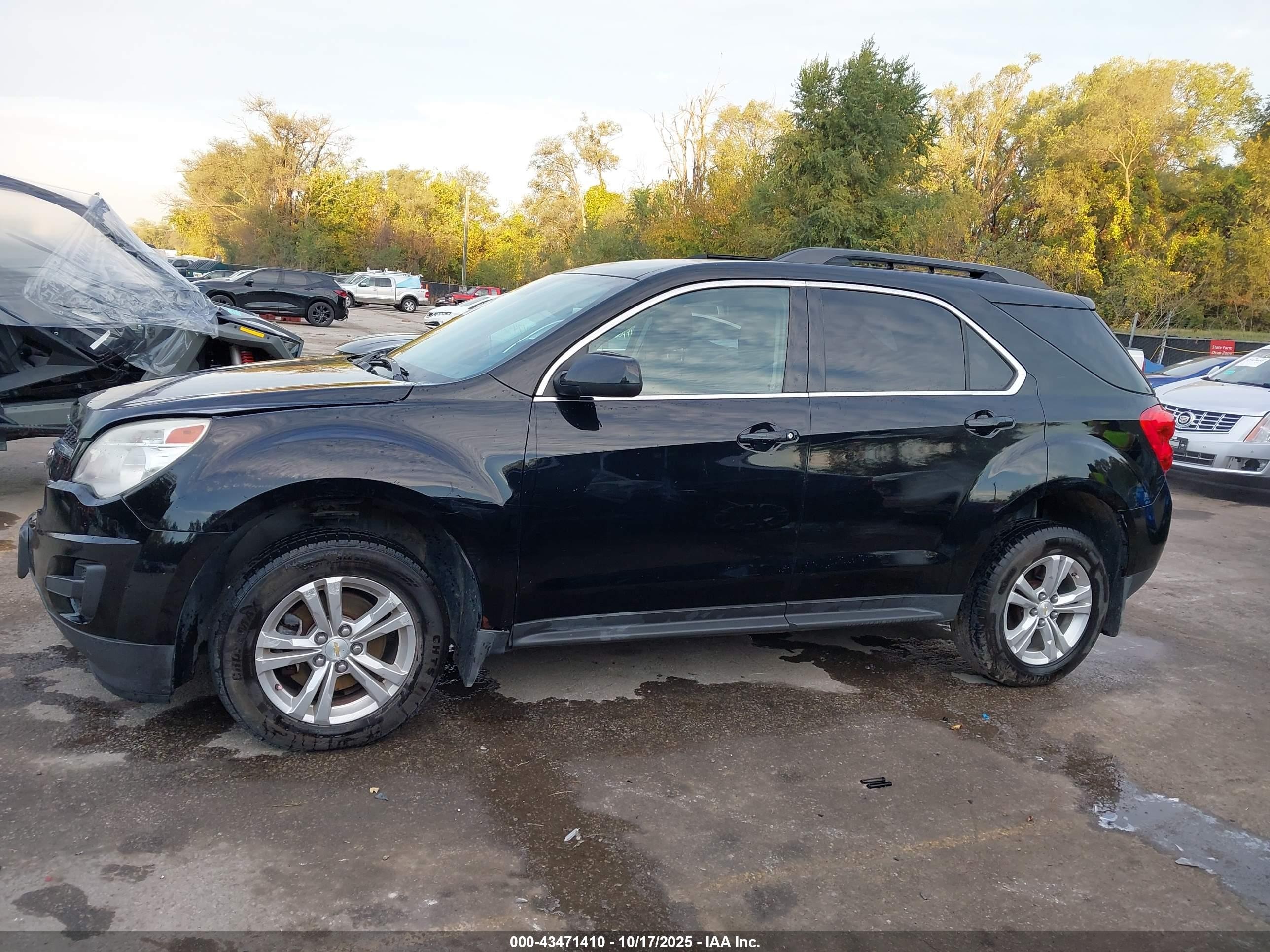 2015 Chevrolet Equinox 1lt Черный vin: 2GNALBEK7F1112395