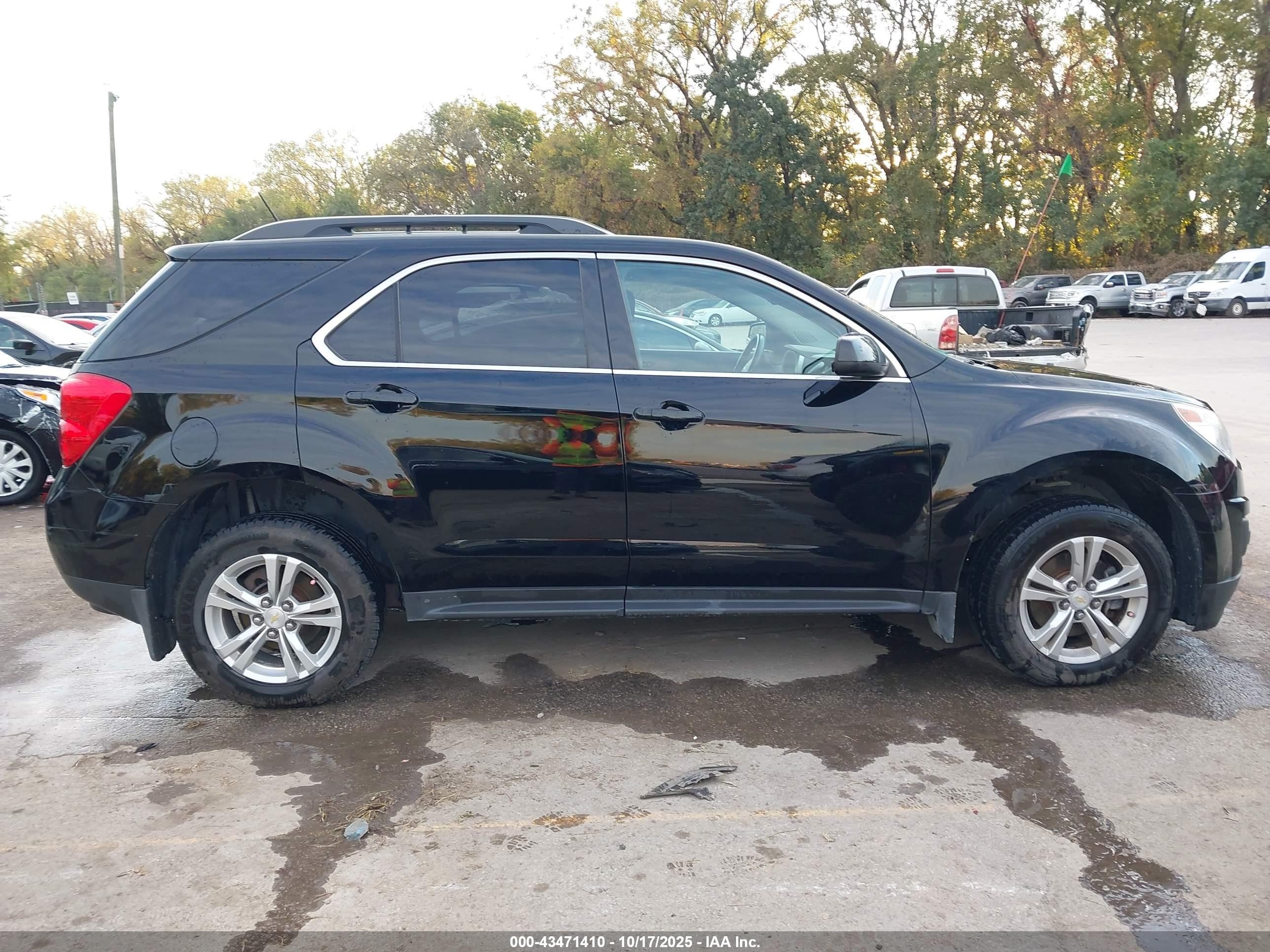 2015 Chevrolet Equinox 1lt Черный vin: 2GNALBEK7F1112395