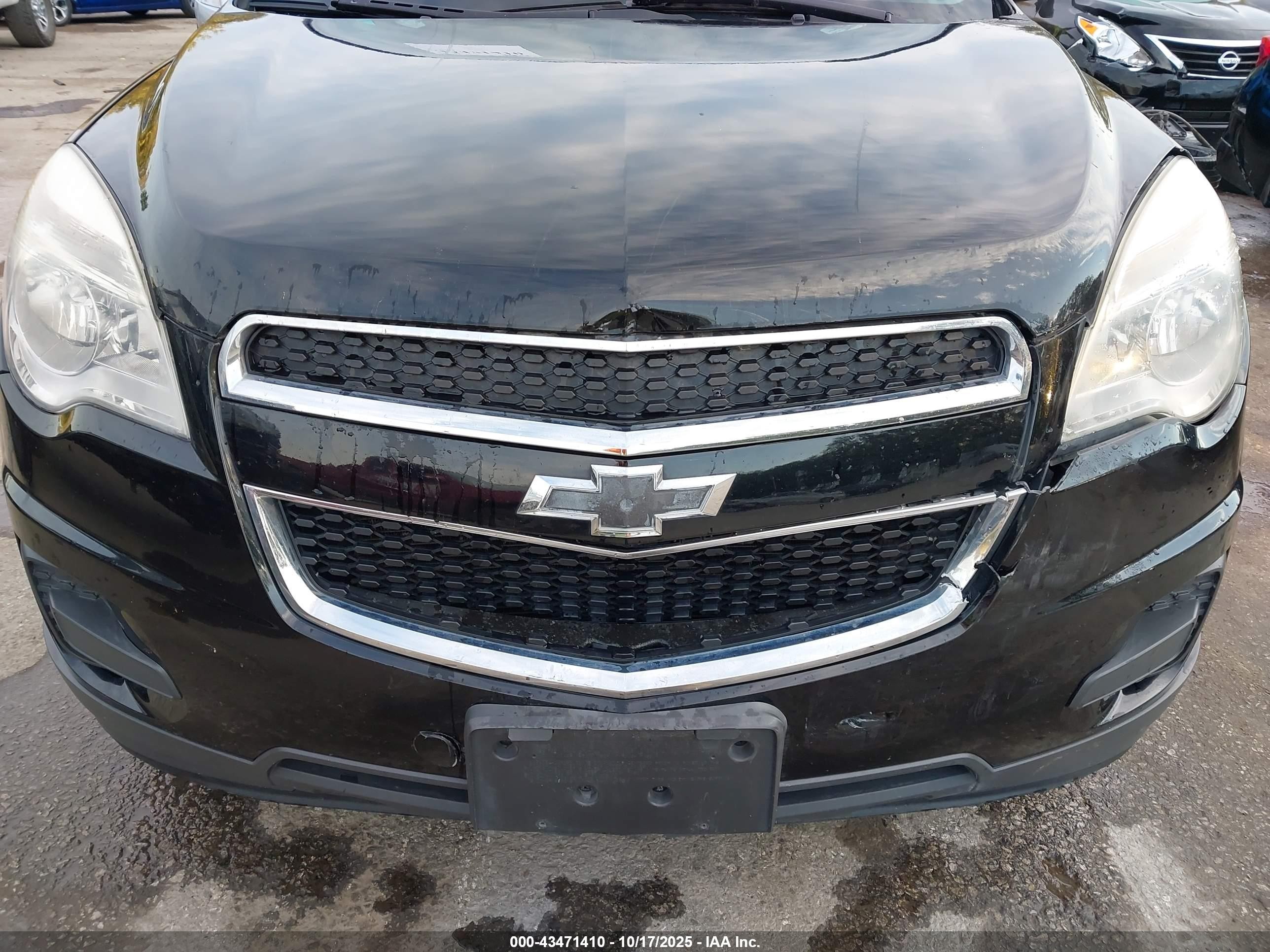 2015 Chevrolet Equinox 1lt Черный vin: 2GNALBEK7F1112395