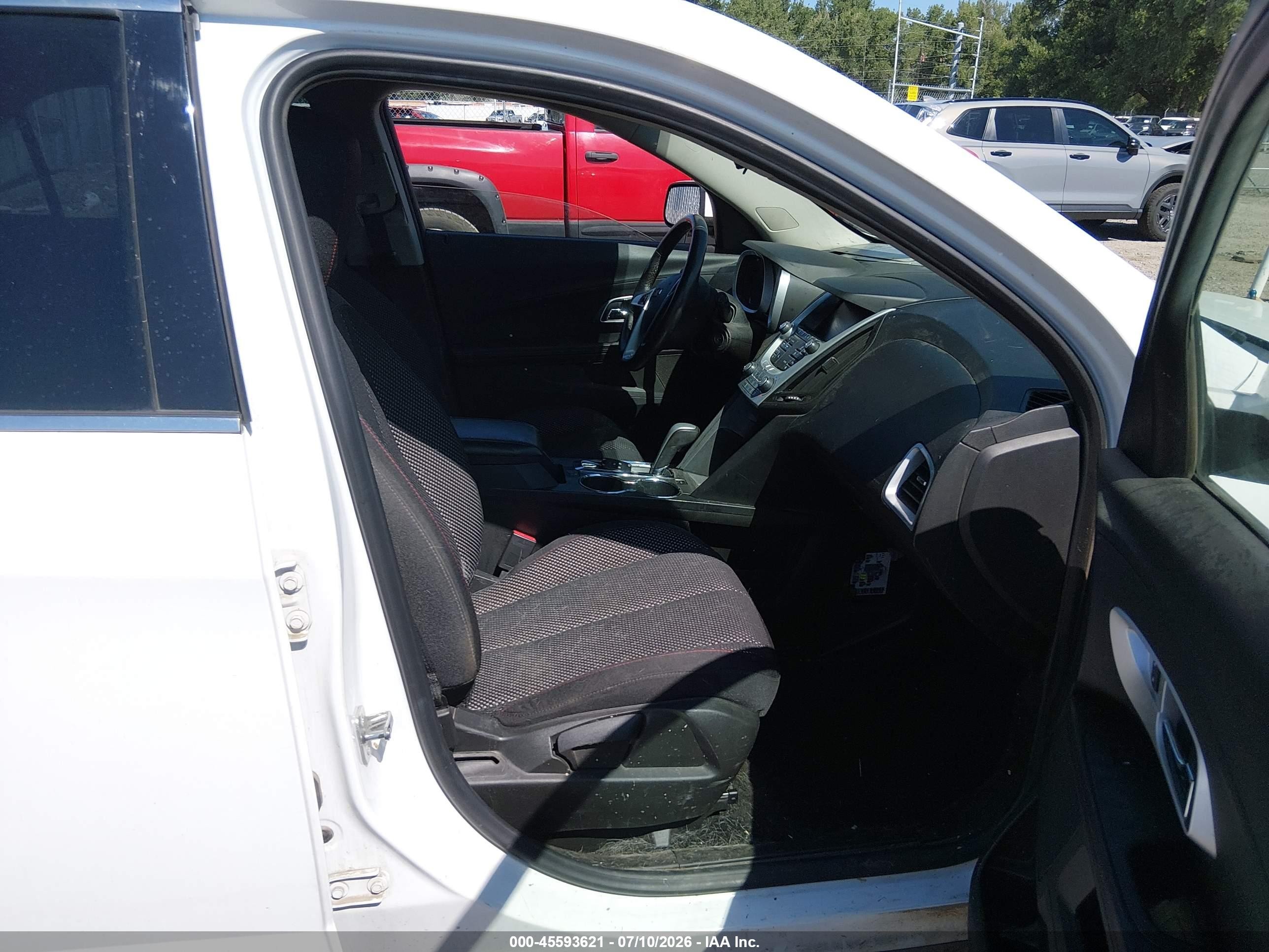 2015 Chevrolet Equinox Lt White vin: 2GNALBEK7F1117886