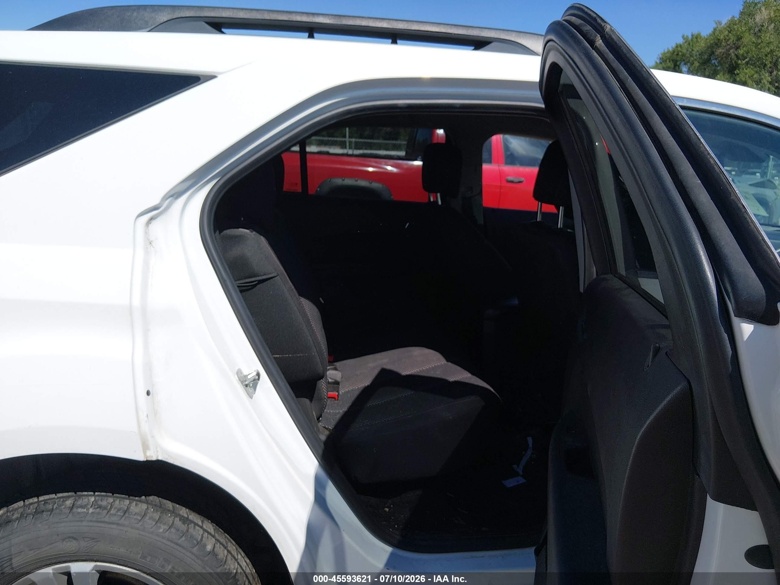 2015 Chevrolet Equinox Lt White vin: 2GNALBEK7F1117886