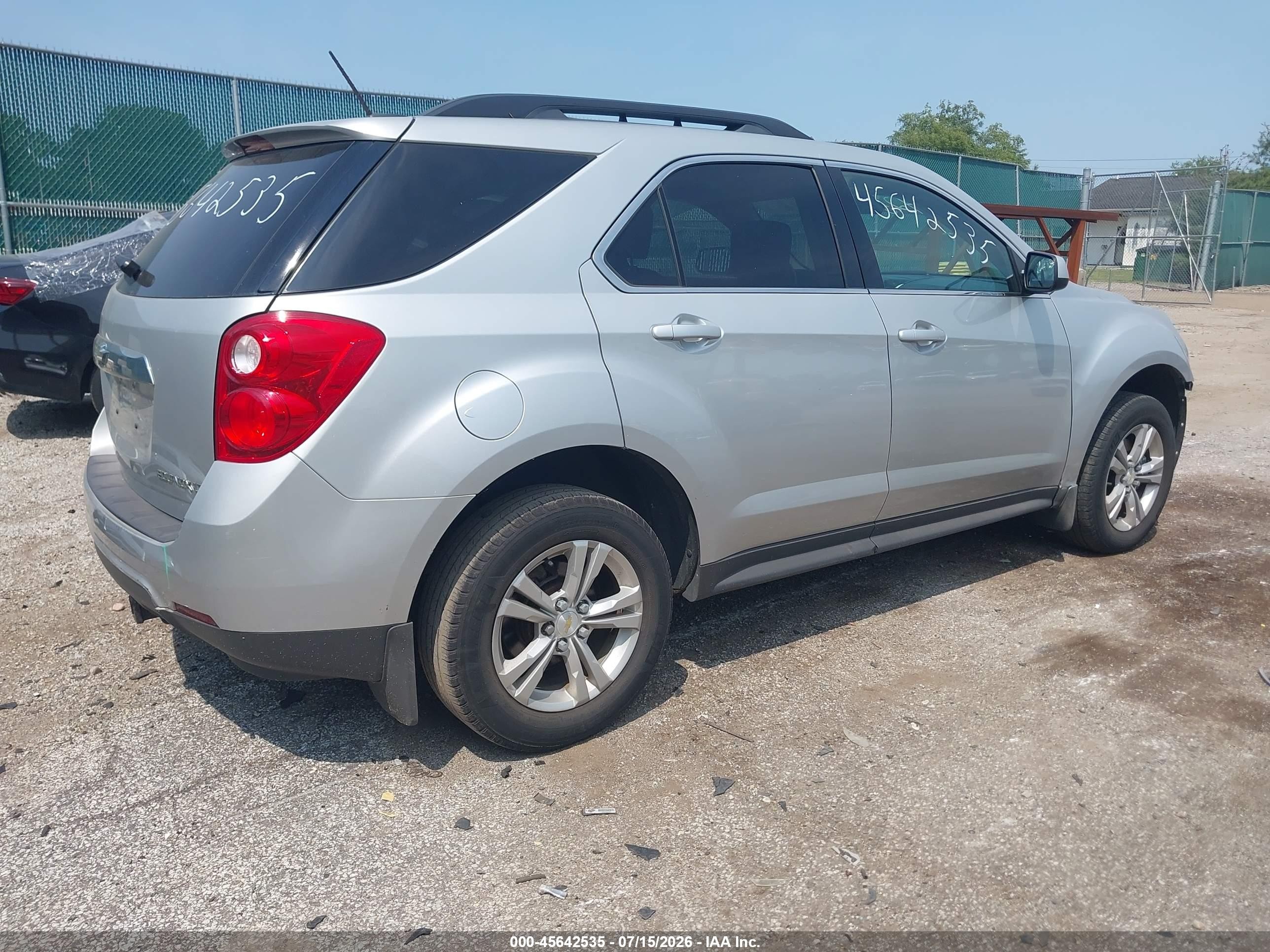 2015 Chevrolet Equinox Lt Silver vin: 2GNALBEK7F1145316