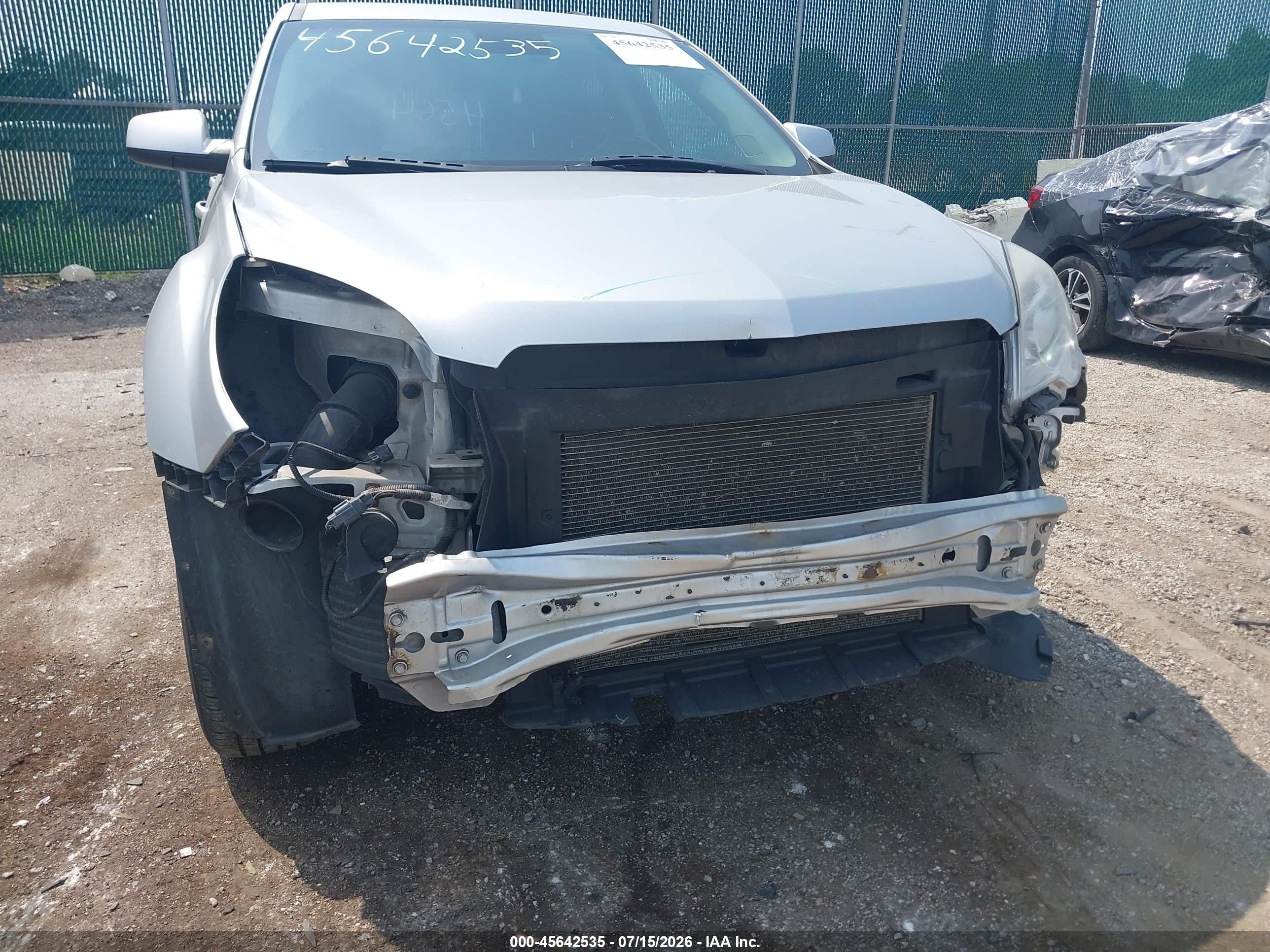 2015 Chevrolet Equinox Lt Silver vin: 2GNALBEK7F1145316