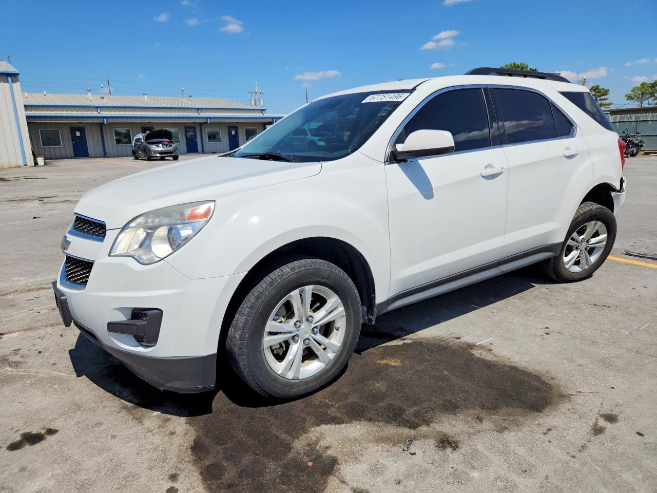 2015 Chevrolet Equinox Lt White vin: 2GNALBEK7F1172628