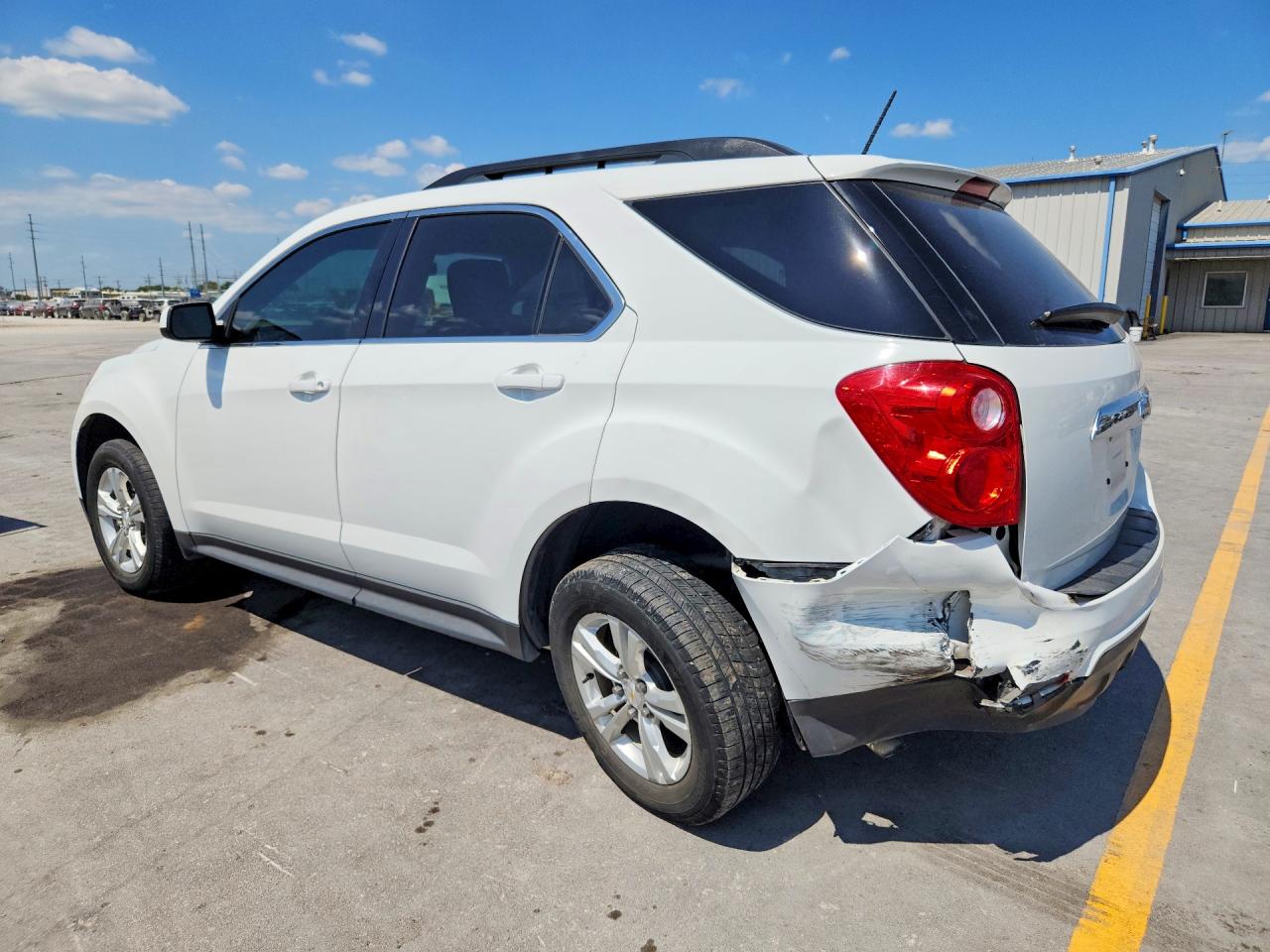 2015 Chevrolet Equinox Lt White vin: 2GNALBEK7F1172628