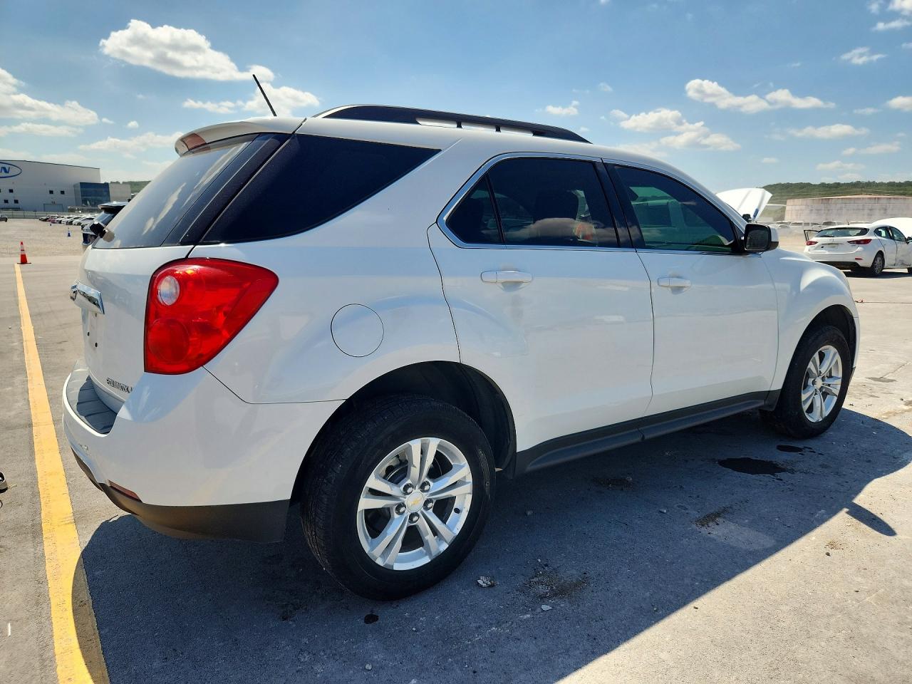 2015 Chevrolet Equinox Lt White vin: 2GNALBEK7F1172628