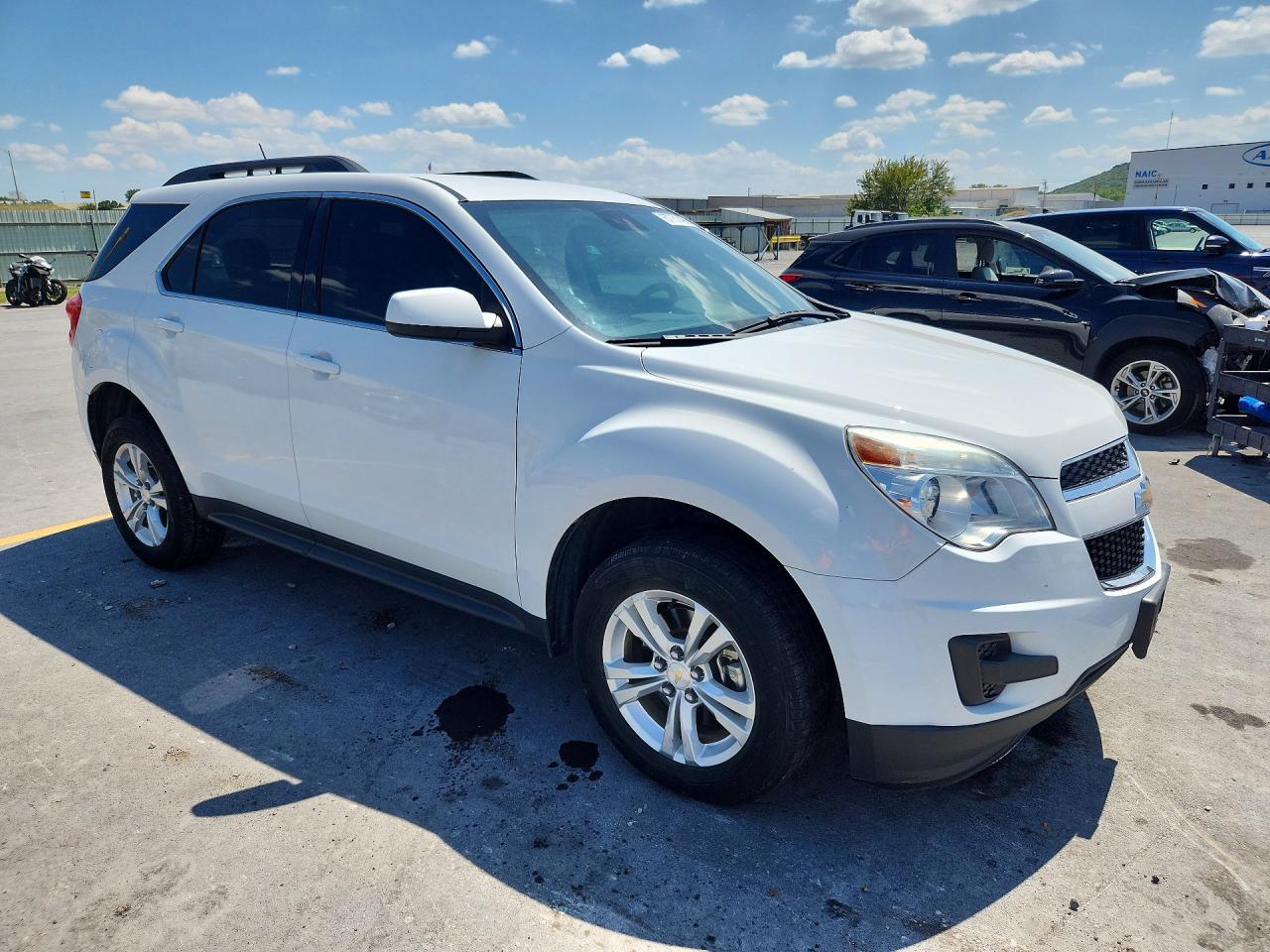 2015 Chevrolet Equinox Lt White vin: 2GNALBEK7F1172628