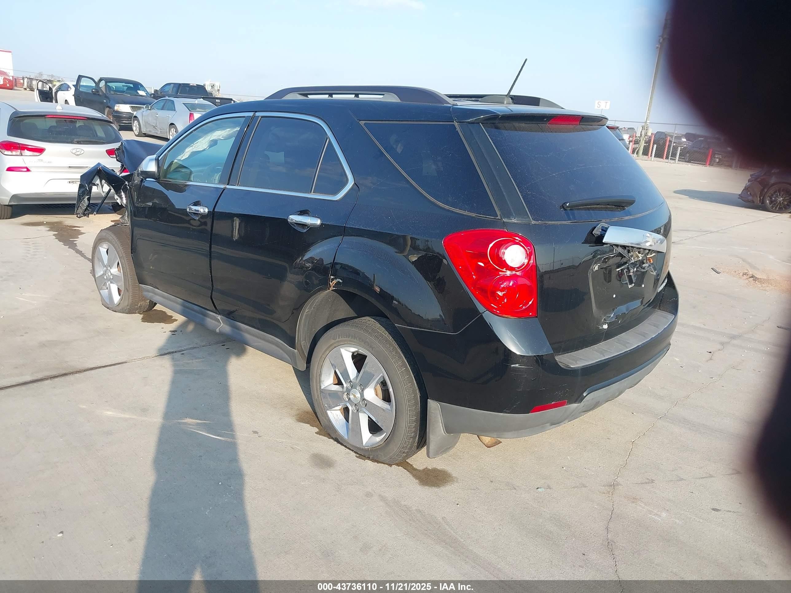 2015 Chevrolet Equinox 1lt Black vin: 2GNALBEK7F1178056