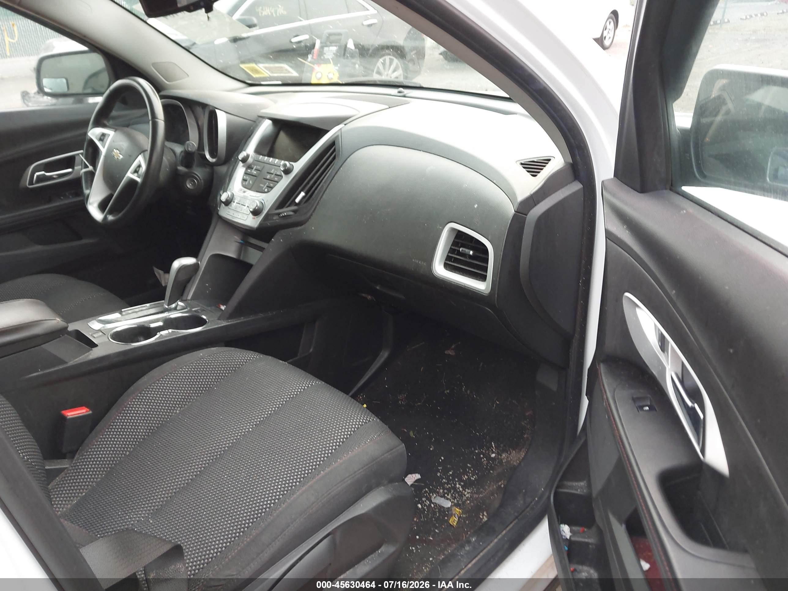 2015 Chevrolet Equinox Lt Белый vin: 2GNALBEK7F6115252