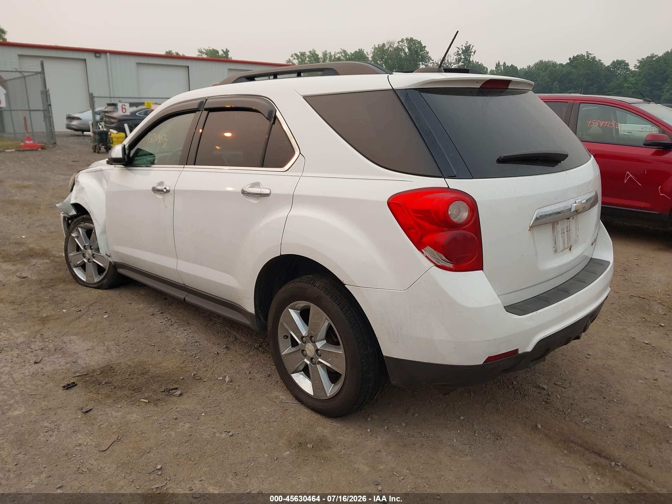 2015 Chevrolet Equinox Lt Белый vin: 2GNALBEK7F6115252