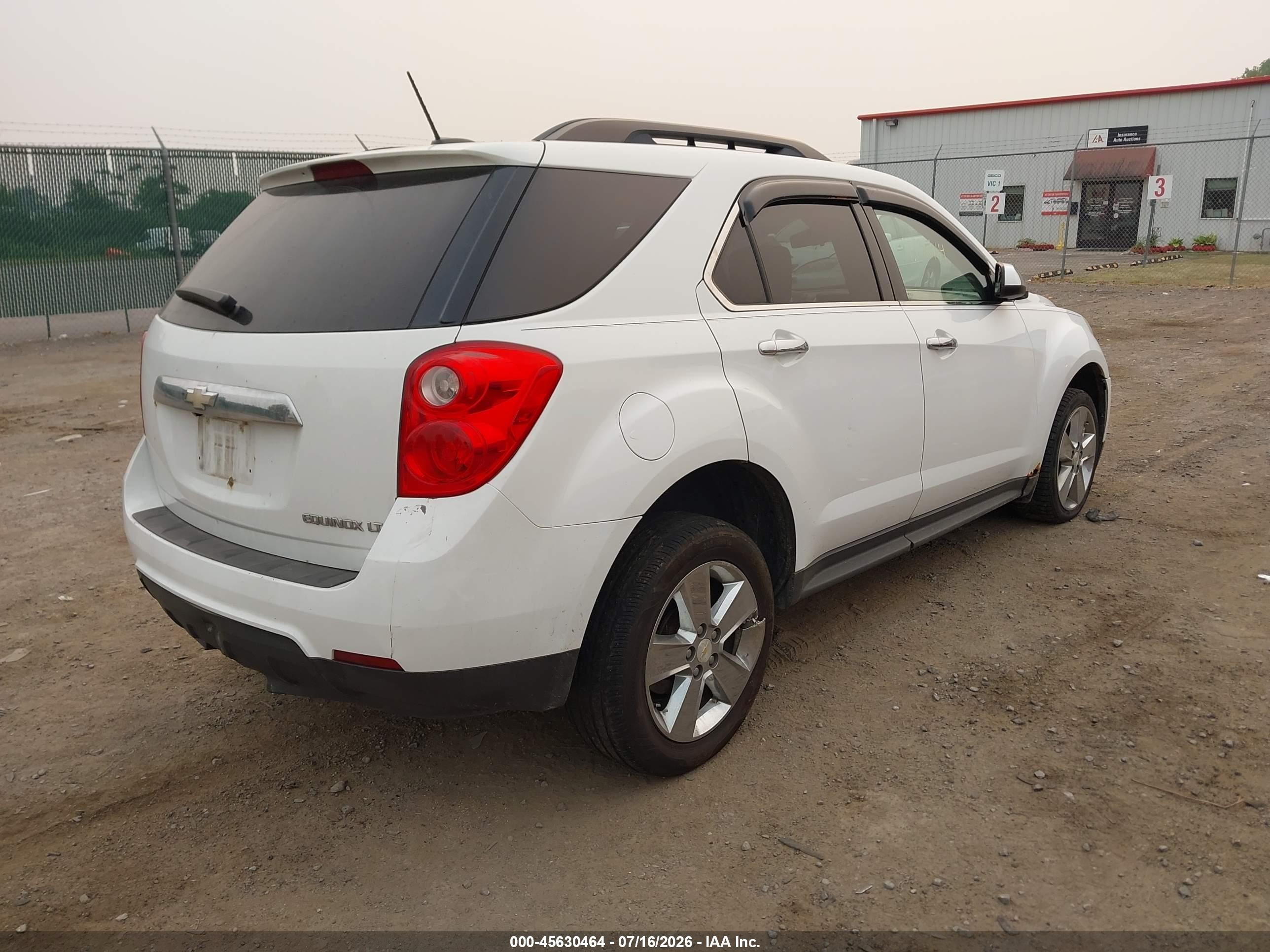 2015 Chevrolet Equinox Lt Белый vin: 2GNALBEK7F6115252