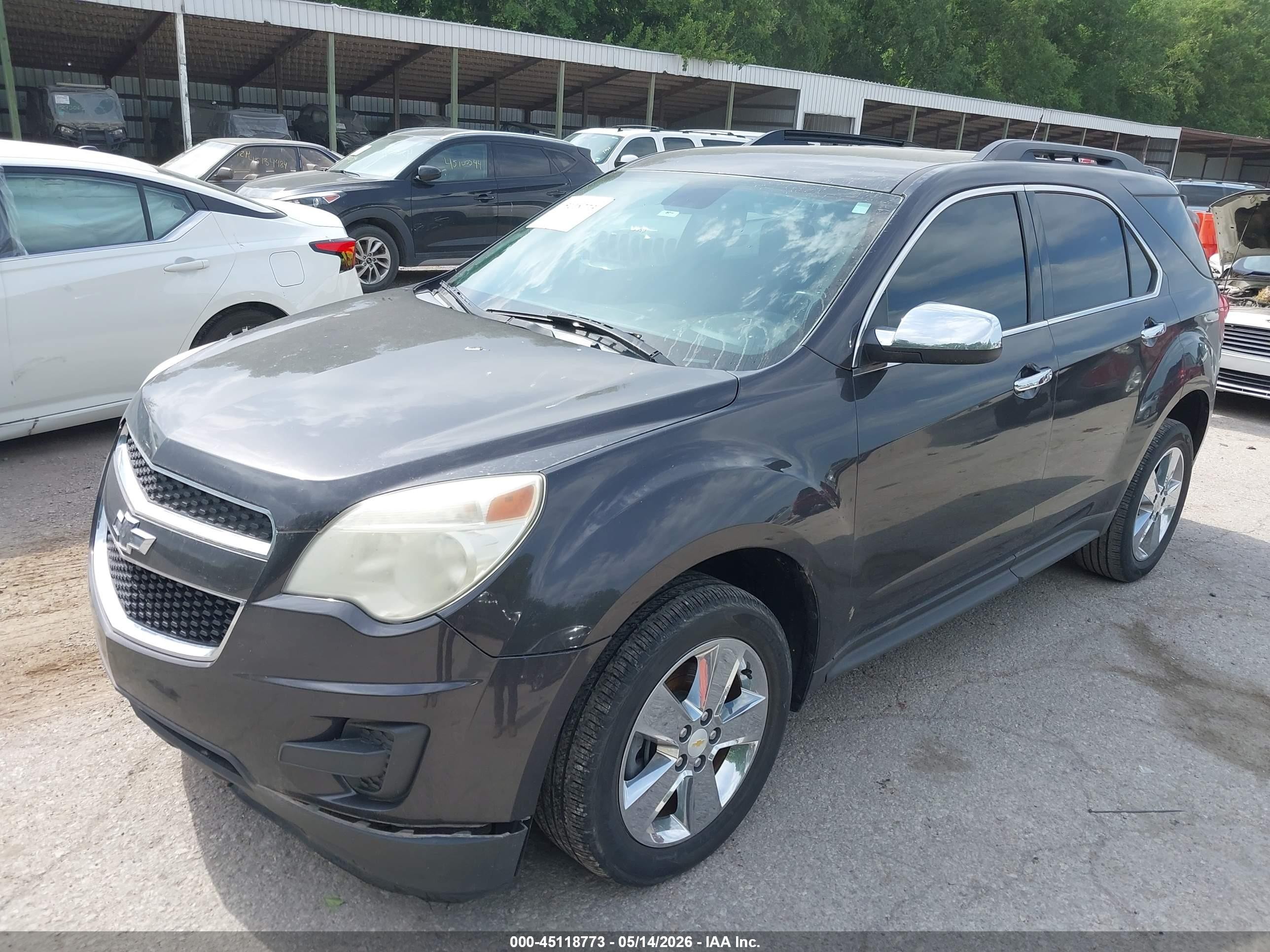 2015 Chevrolet Equinox 1lt Серый vin: 2GNALBEK7F6131905