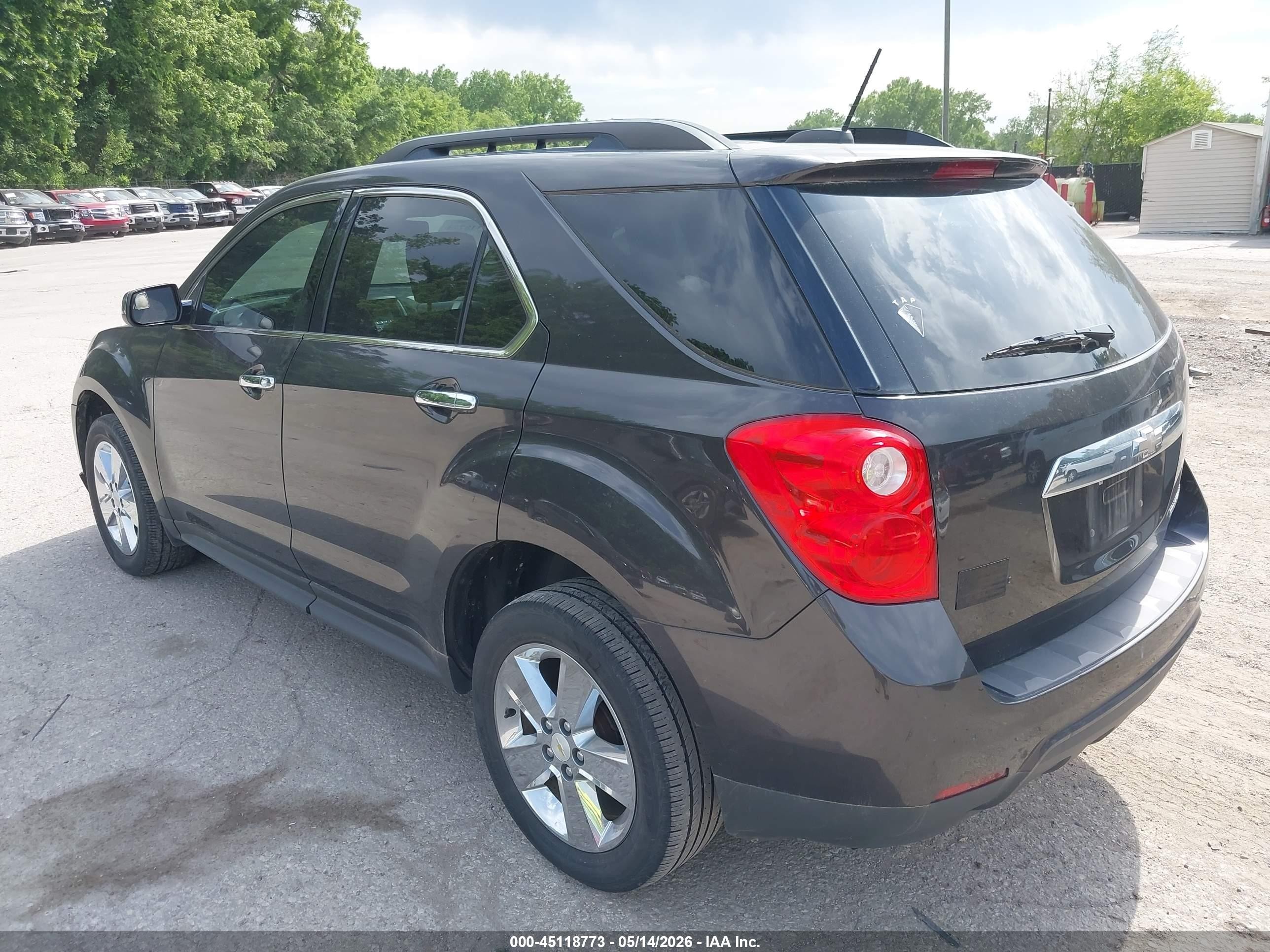 2015 Chevrolet Equinox 1lt Серый vin: 2GNALBEK7F6131905