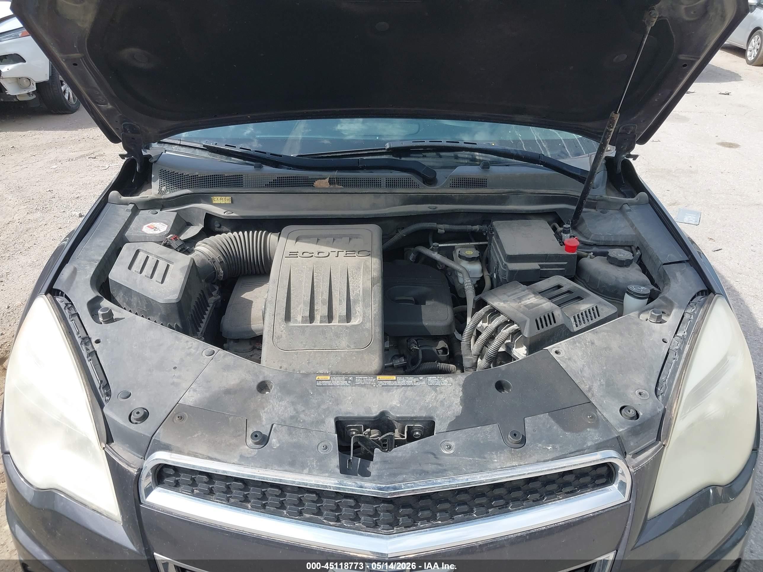 2015 Chevrolet Equinox 1lt Серый vin: 2GNALBEK7F6131905