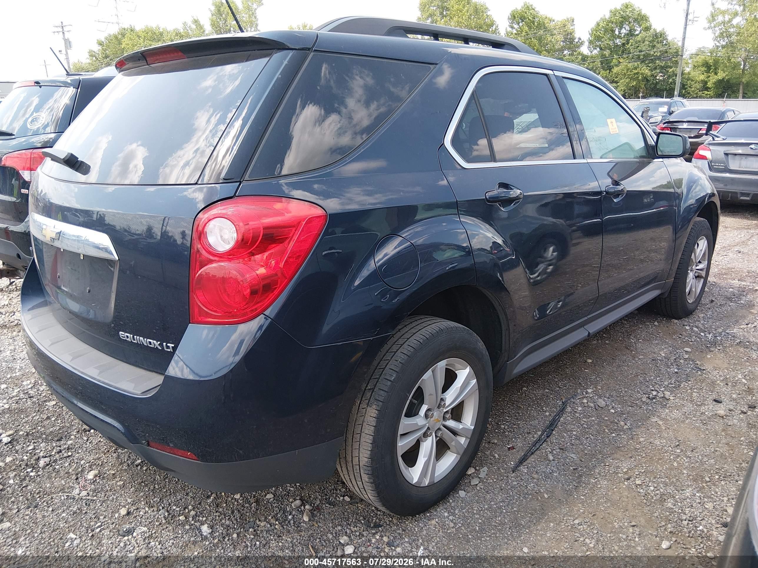 2015 Chevrolet Equinox Lt Dark Blue vin: 2GNALBEK7F6283232