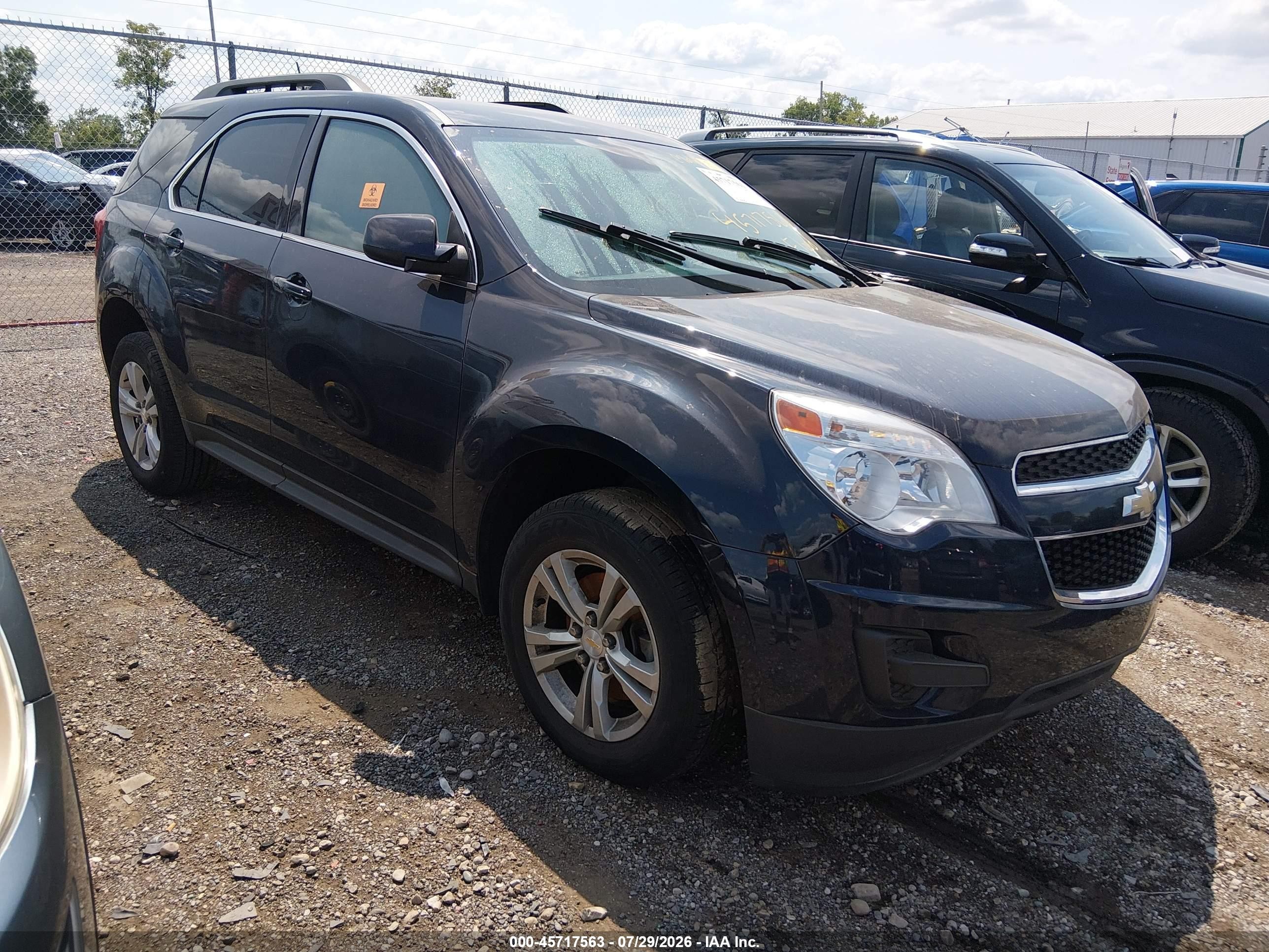 2015 Chevrolet Equinox Lt Dark Blue vin: 2GNALBEK7F6283232