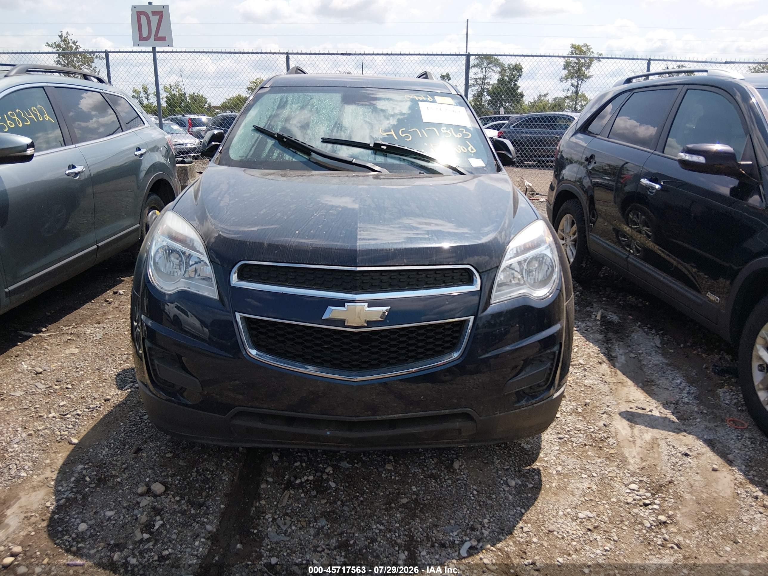 2015 Chevrolet Equinox Lt Dark Blue vin: 2GNALBEK7F6283232