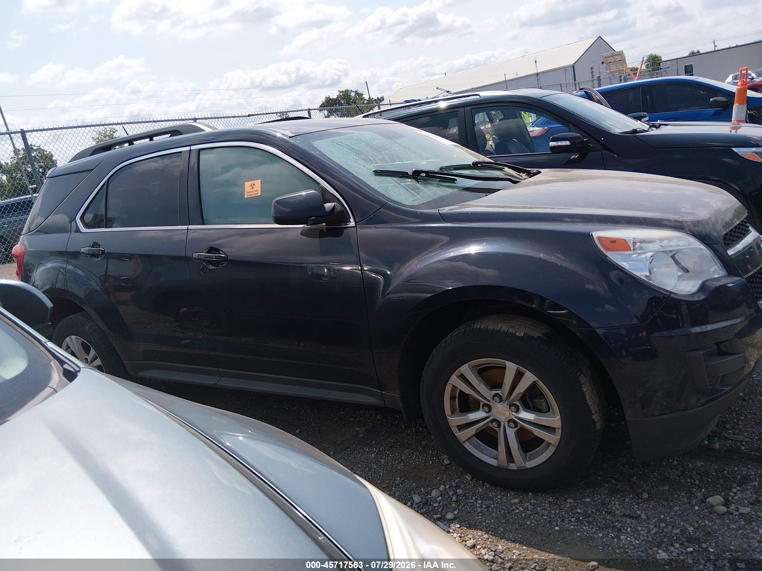 2015 Chevrolet Equinox Lt Dark Blue vin: 2GNALBEK7F6283232