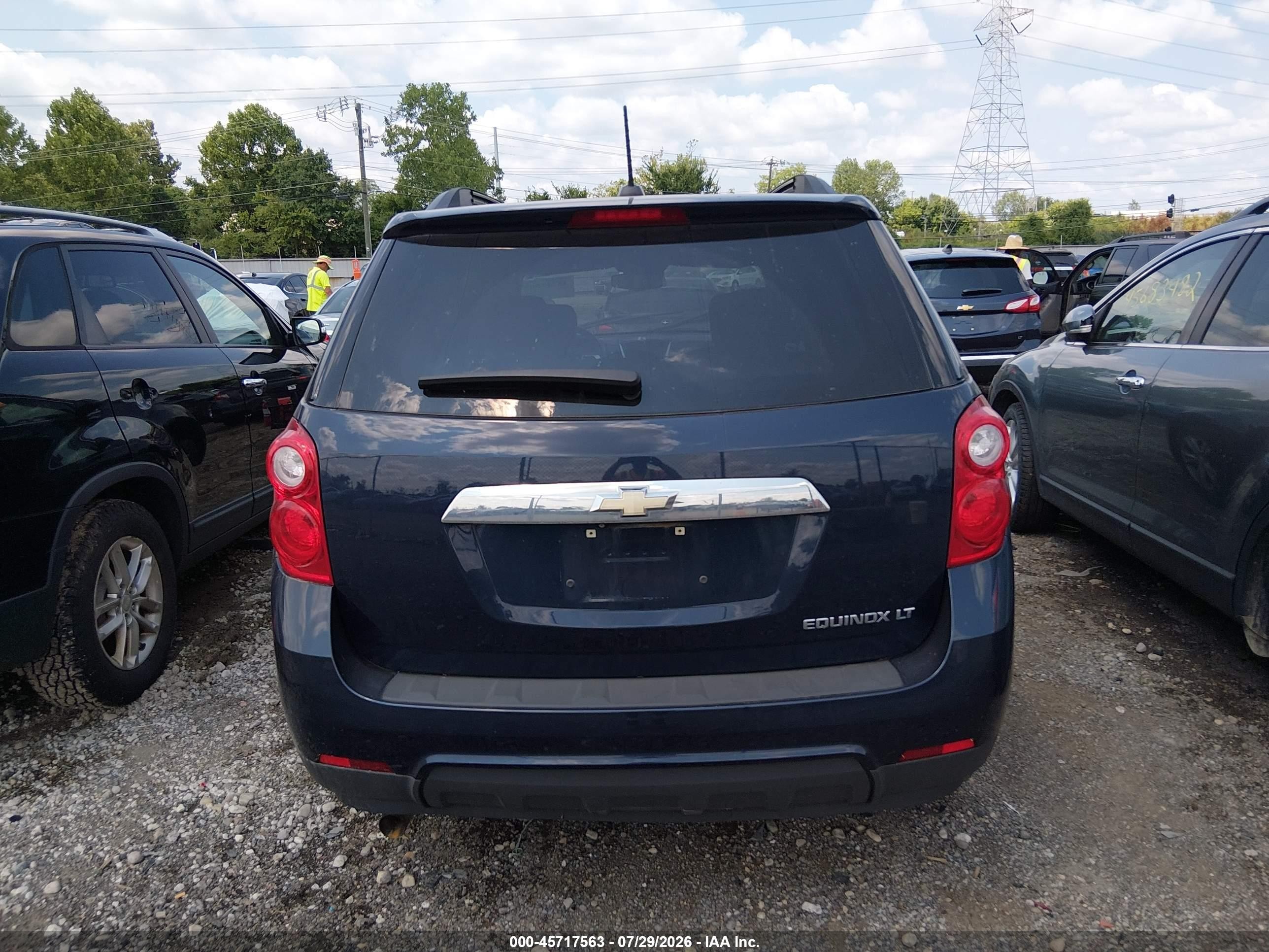 2015 Chevrolet Equinox Lt Dark Blue vin: 2GNALBEK7F6283232