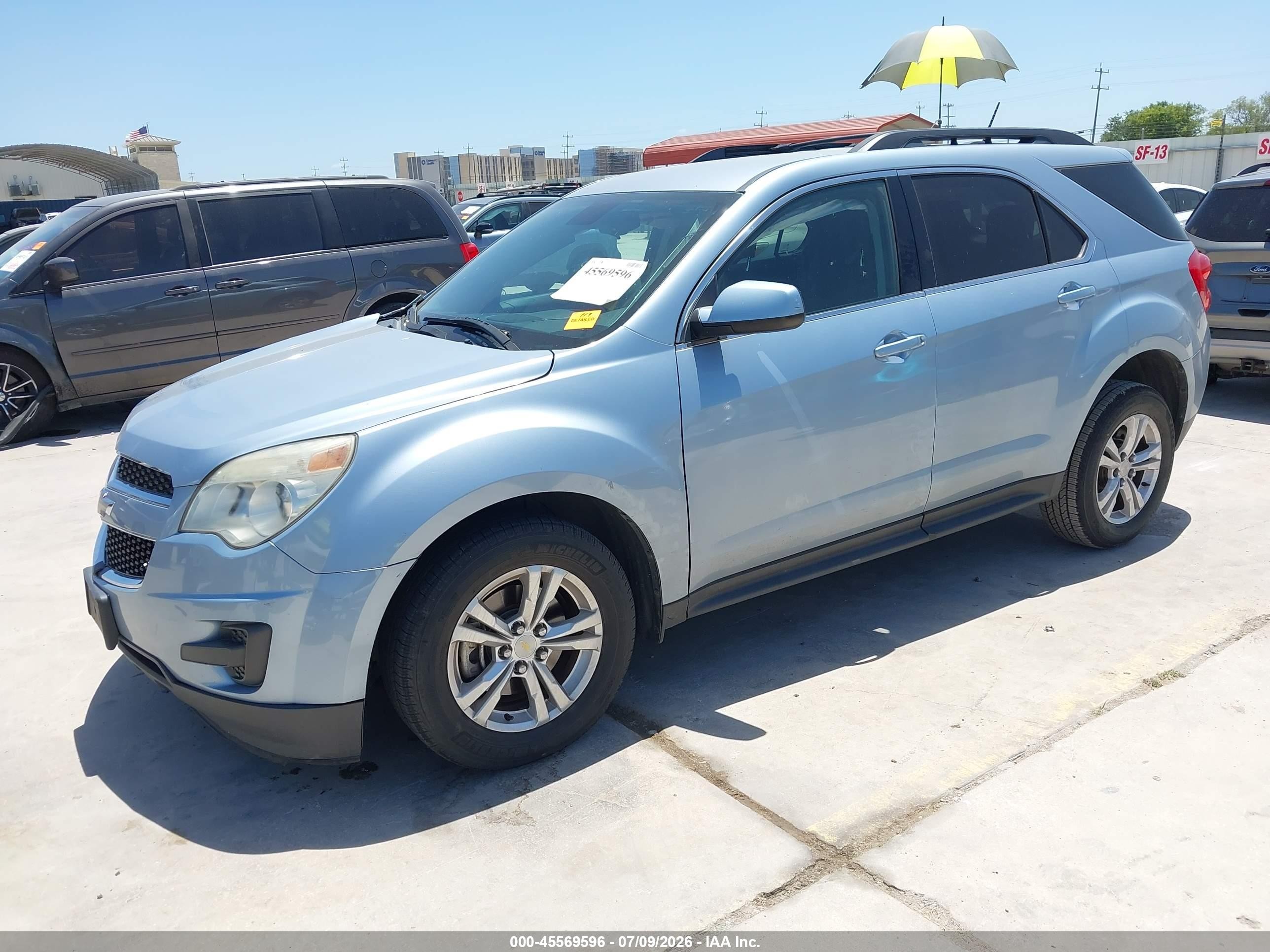 2015 Chevrolet Equinox Lt Light Blue vin: 2GNALBEK7F6288379