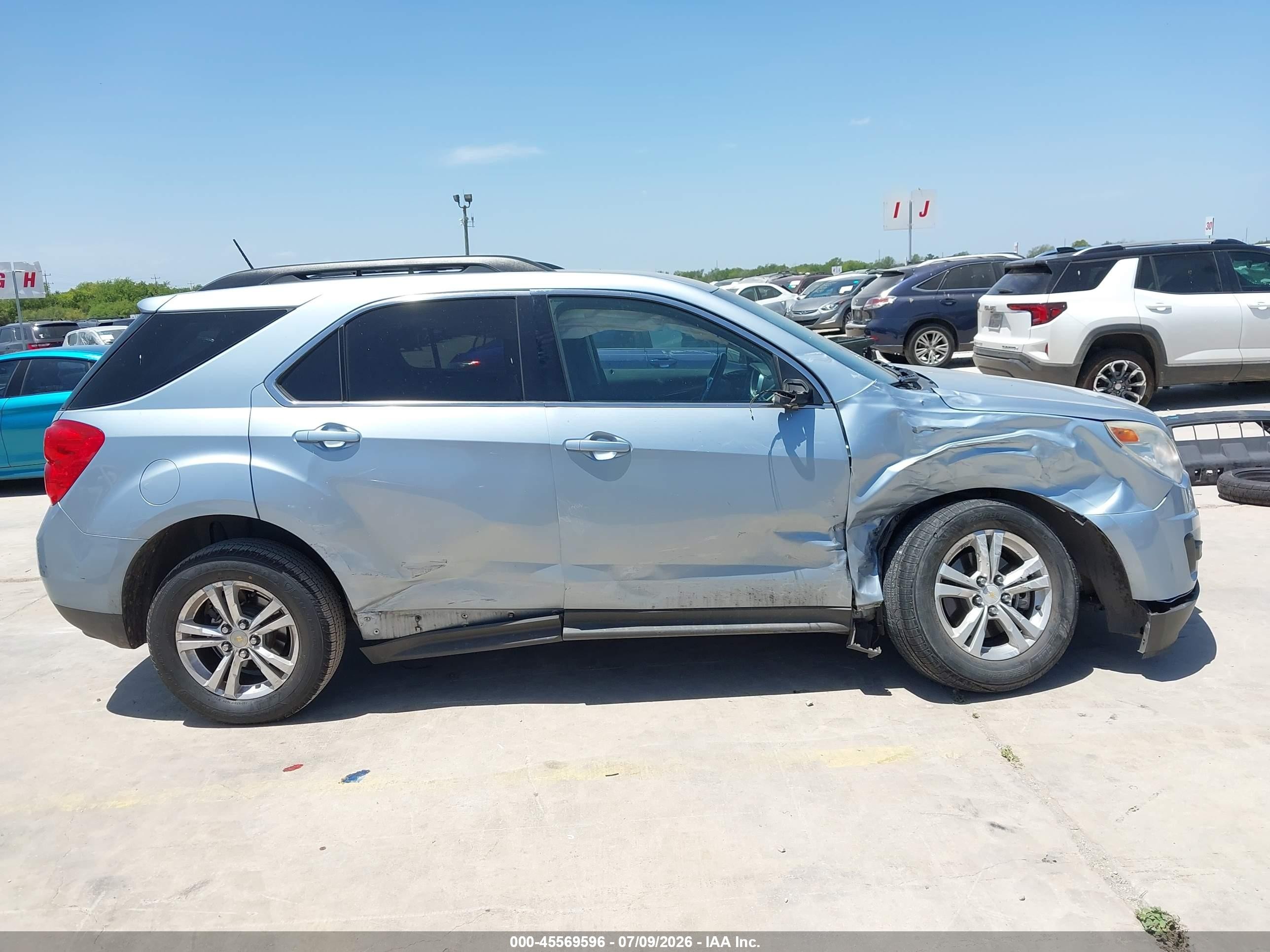 2015 Chevrolet Equinox Lt Light Blue vin: 2GNALBEK7F6288379