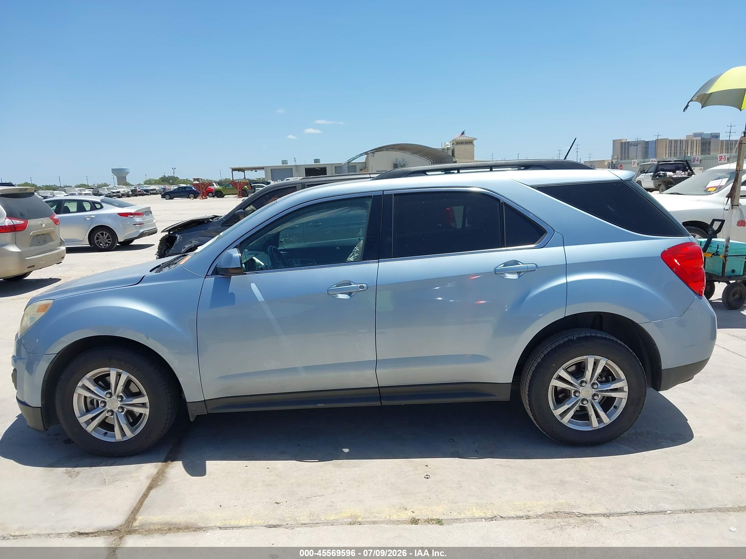 2015 Chevrolet Equinox Lt Light Blue vin: 2GNALBEK7F6288379