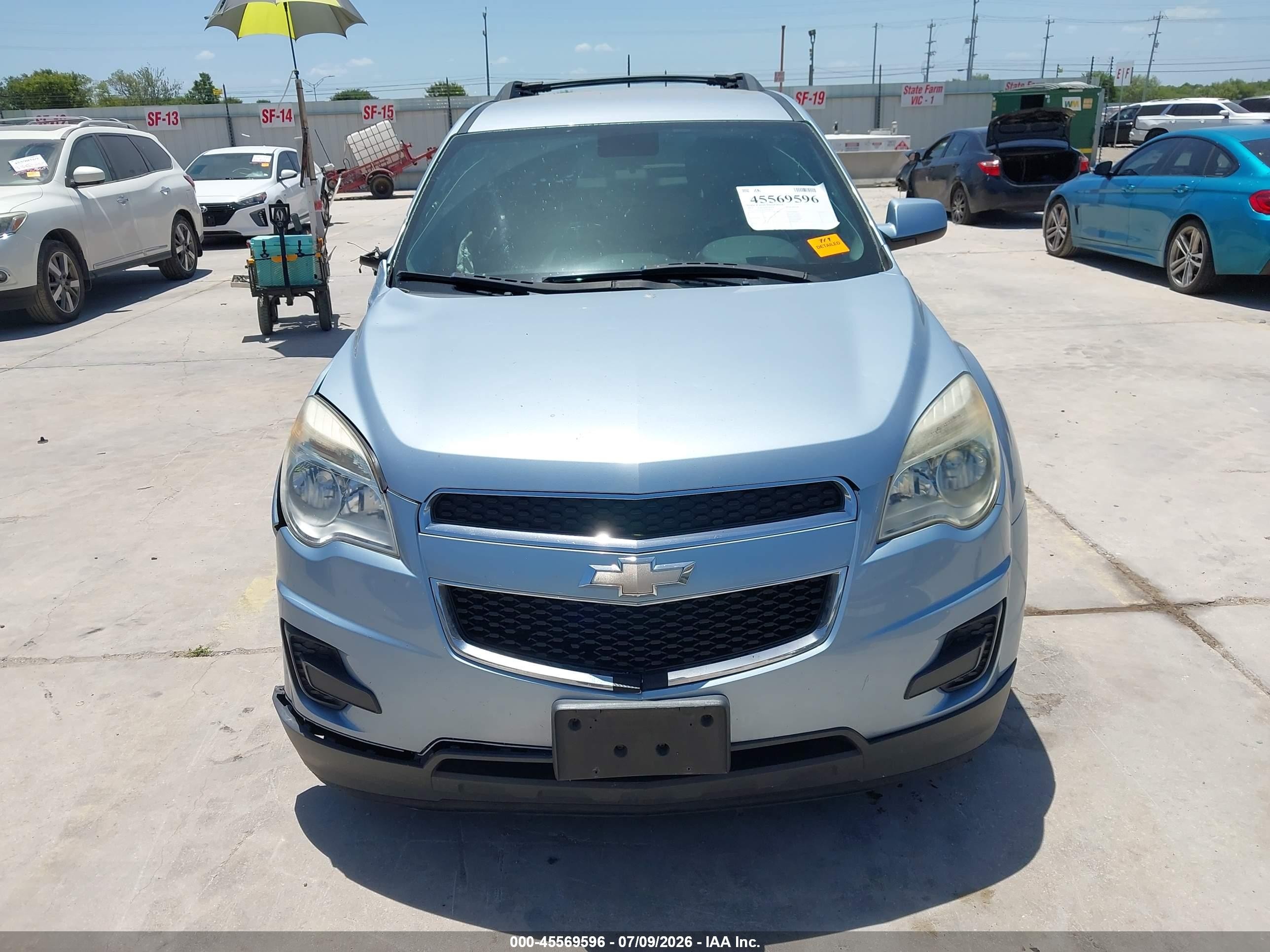2015 Chevrolet Equinox Lt Light Blue vin: 2GNALBEK7F6288379