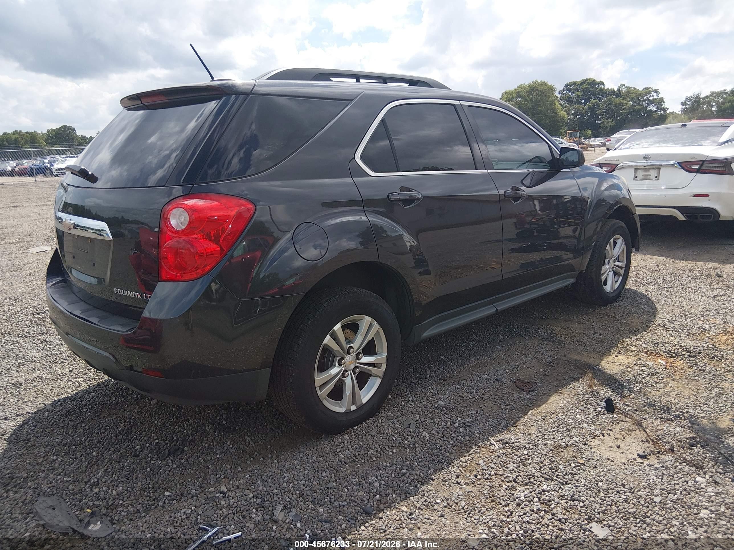 2015 Chevrolet Equinox Lt Gray vin: 2GNALBEK7F6357135