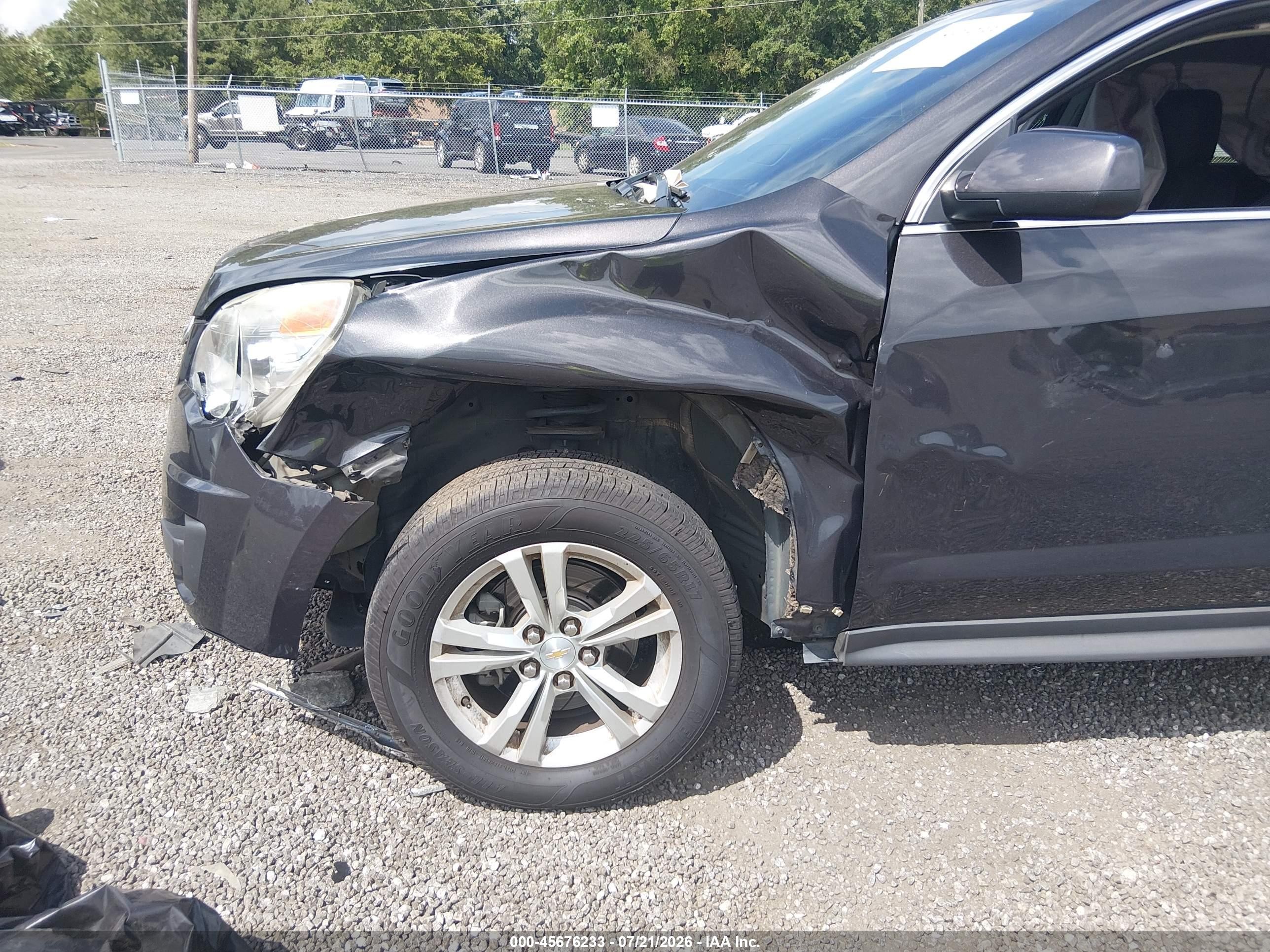 2015 Chevrolet Equinox Lt Gray vin: 2GNALBEK7F6357135