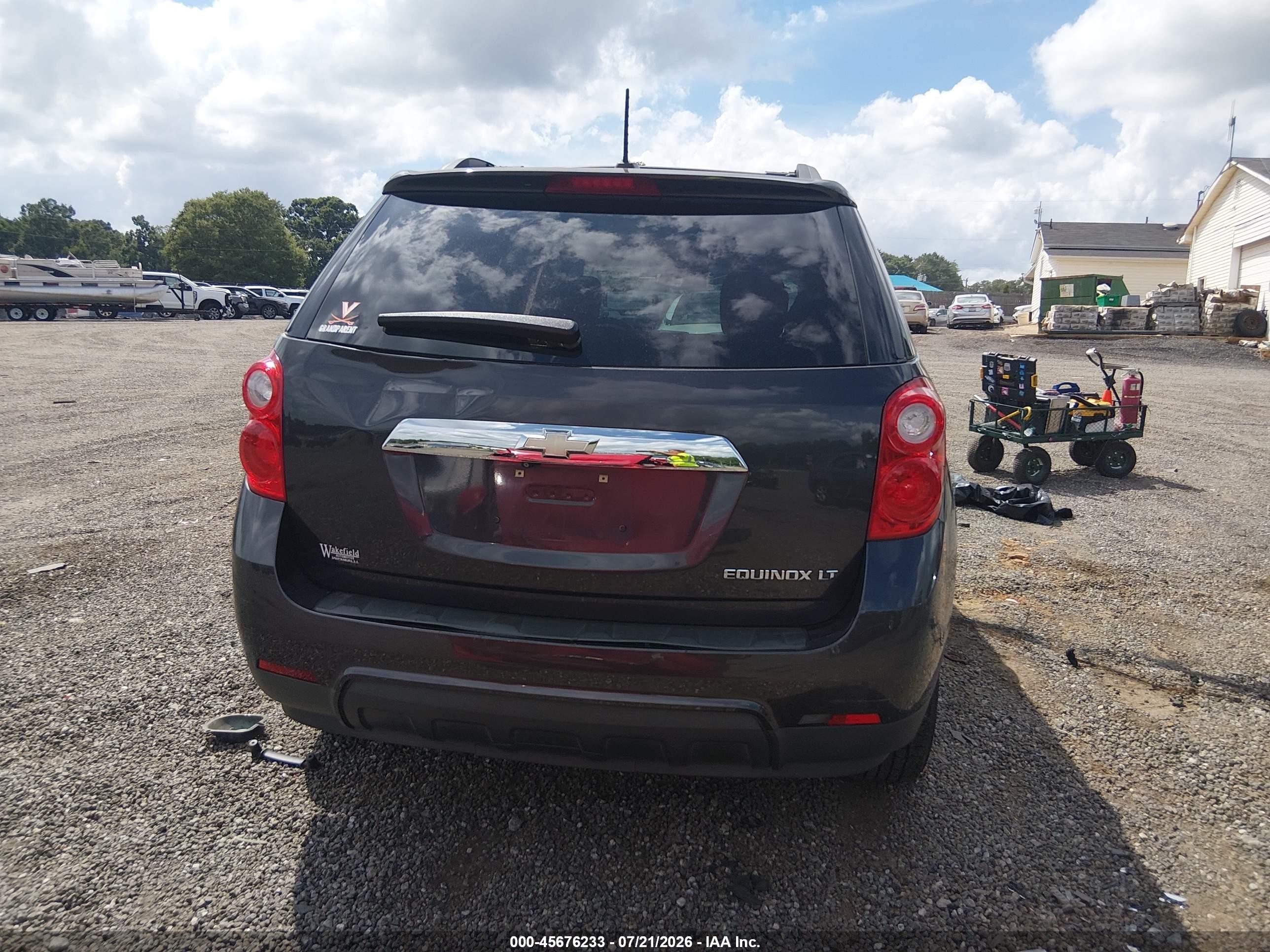 2015 Chevrolet Equinox Lt Gray vin: 2GNALBEK7F6357135