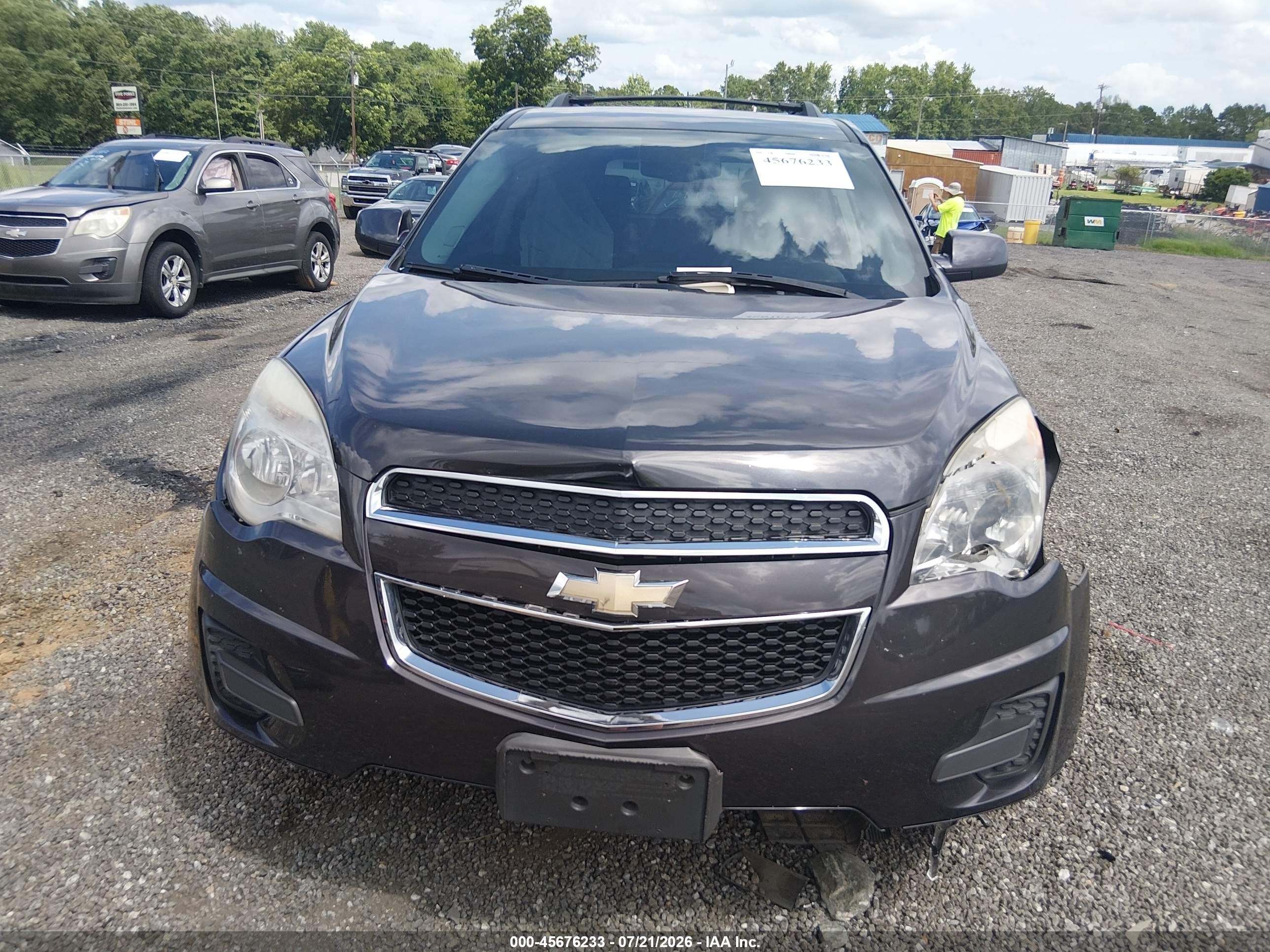 2015 Chevrolet Equinox Lt Gray vin: 2GNALBEK7F6357135