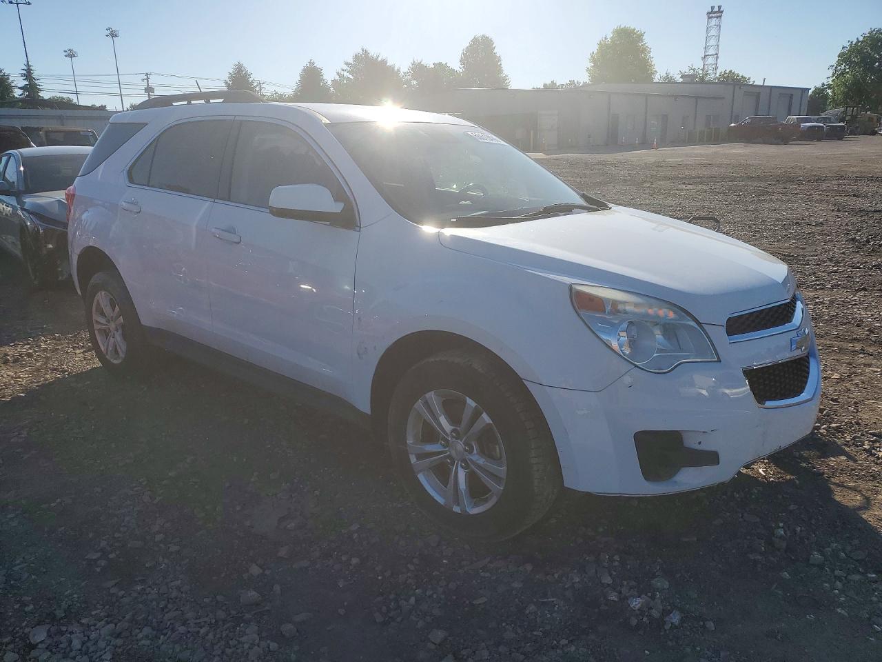 2015 Chevrolet Equinox Lt White vin: 2GNALBEK7F6381127