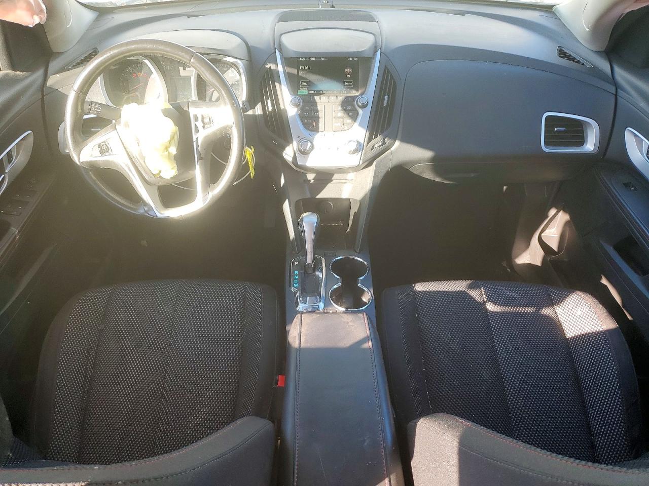 2015 Chevrolet Equinox Lt White vin: 2GNALBEK7F6381127