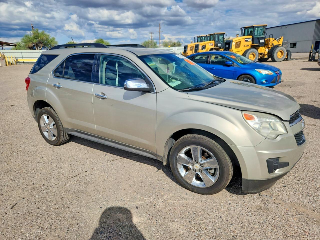 2015 Chevrolet Equinox Lt Желто-коричневый vin: 2GNALBEK7F6431654