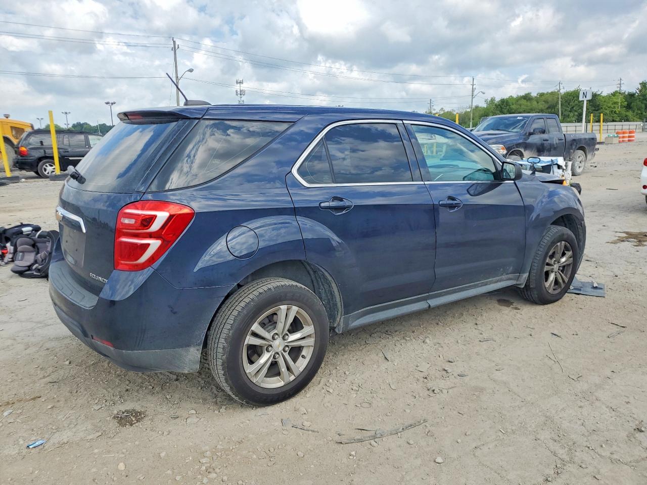 2016 Chevrolet Equinox Ls Blue vin: 2GNALBEK7G1137332