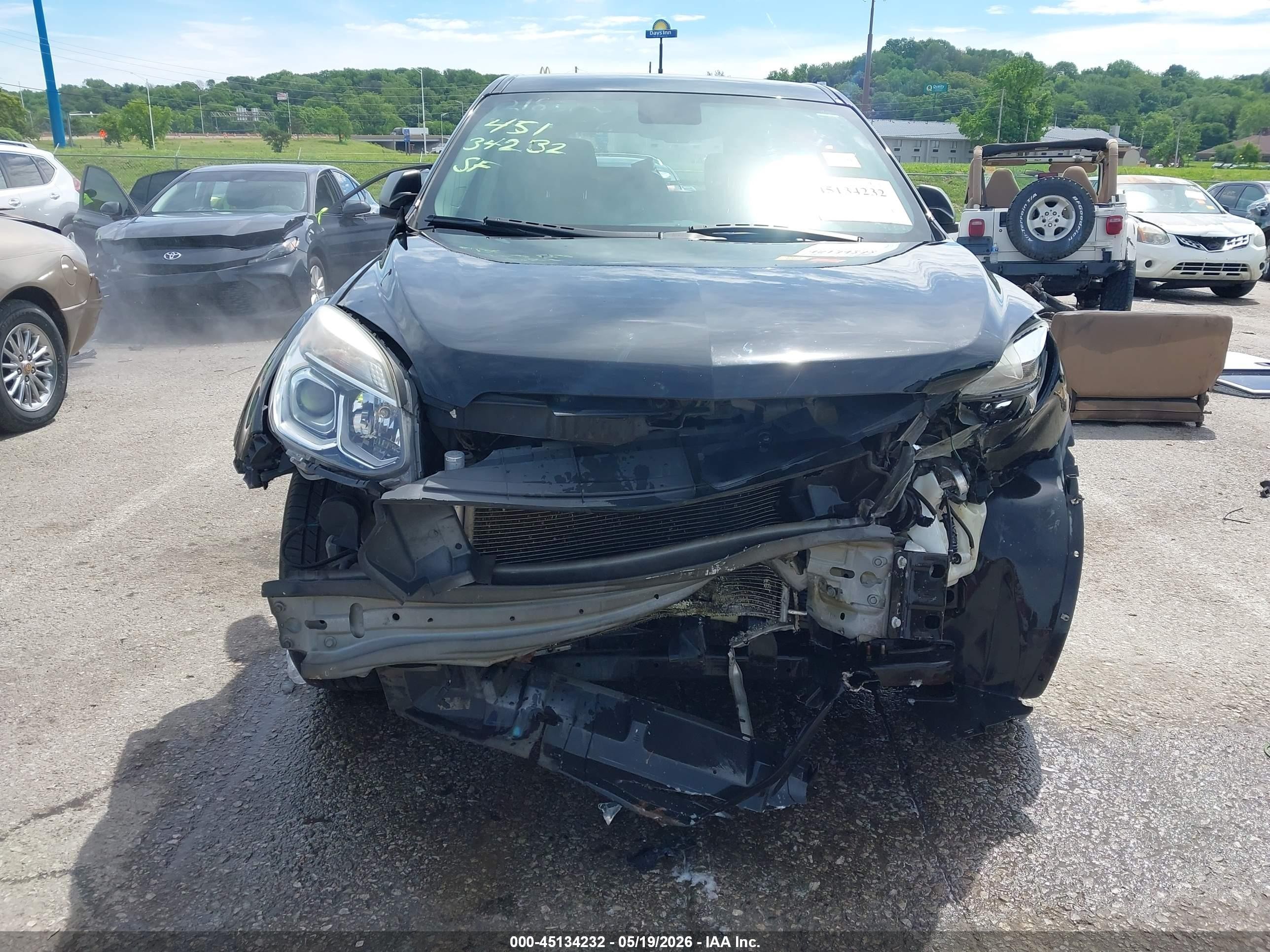 2017 Chevrolet Equinox Ls Black vin: 2GNALBEK7H1552538