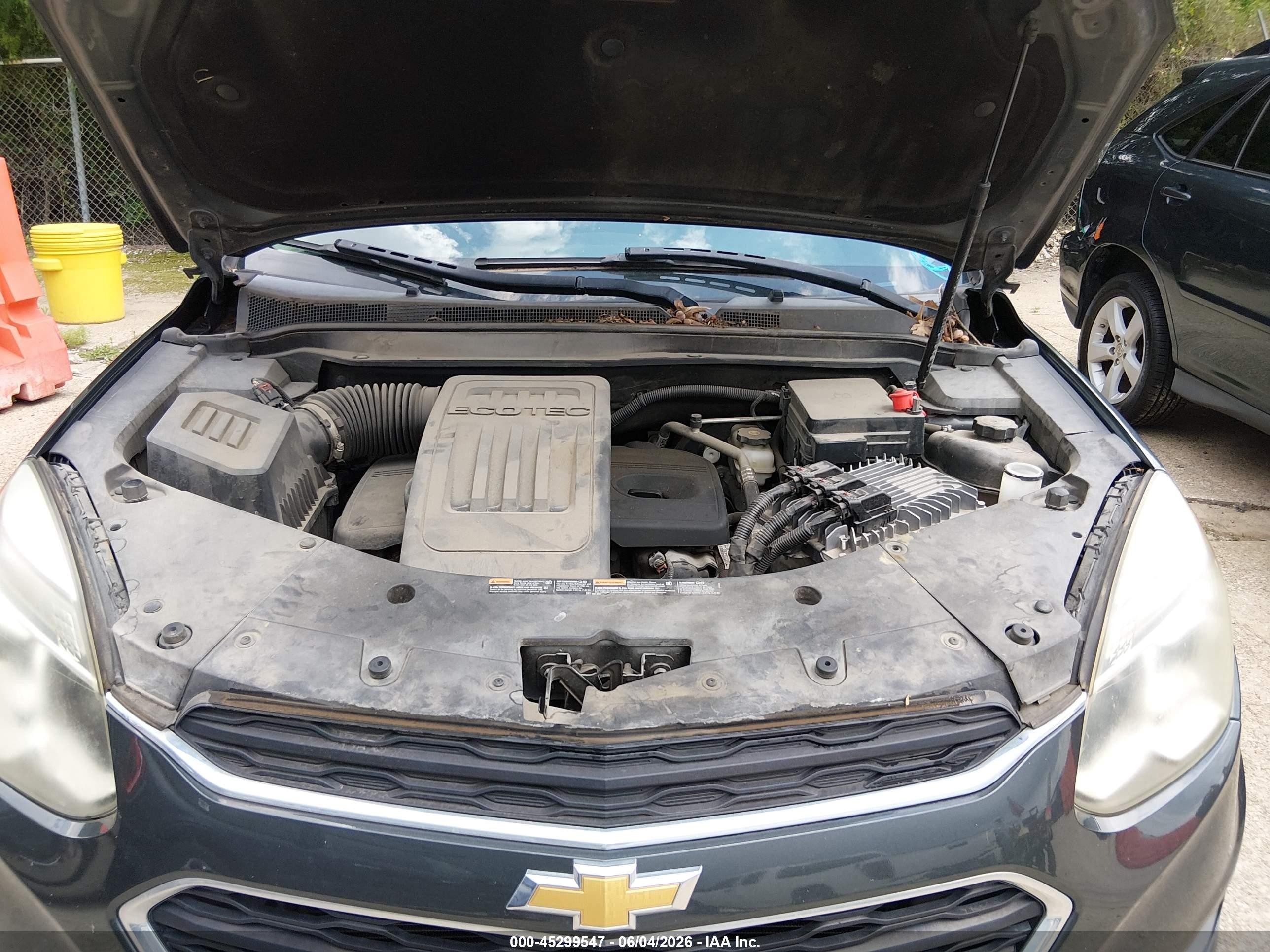 2017 Chevrolet Equinox Ls Blue vin: 2GNALBEK7H1562390