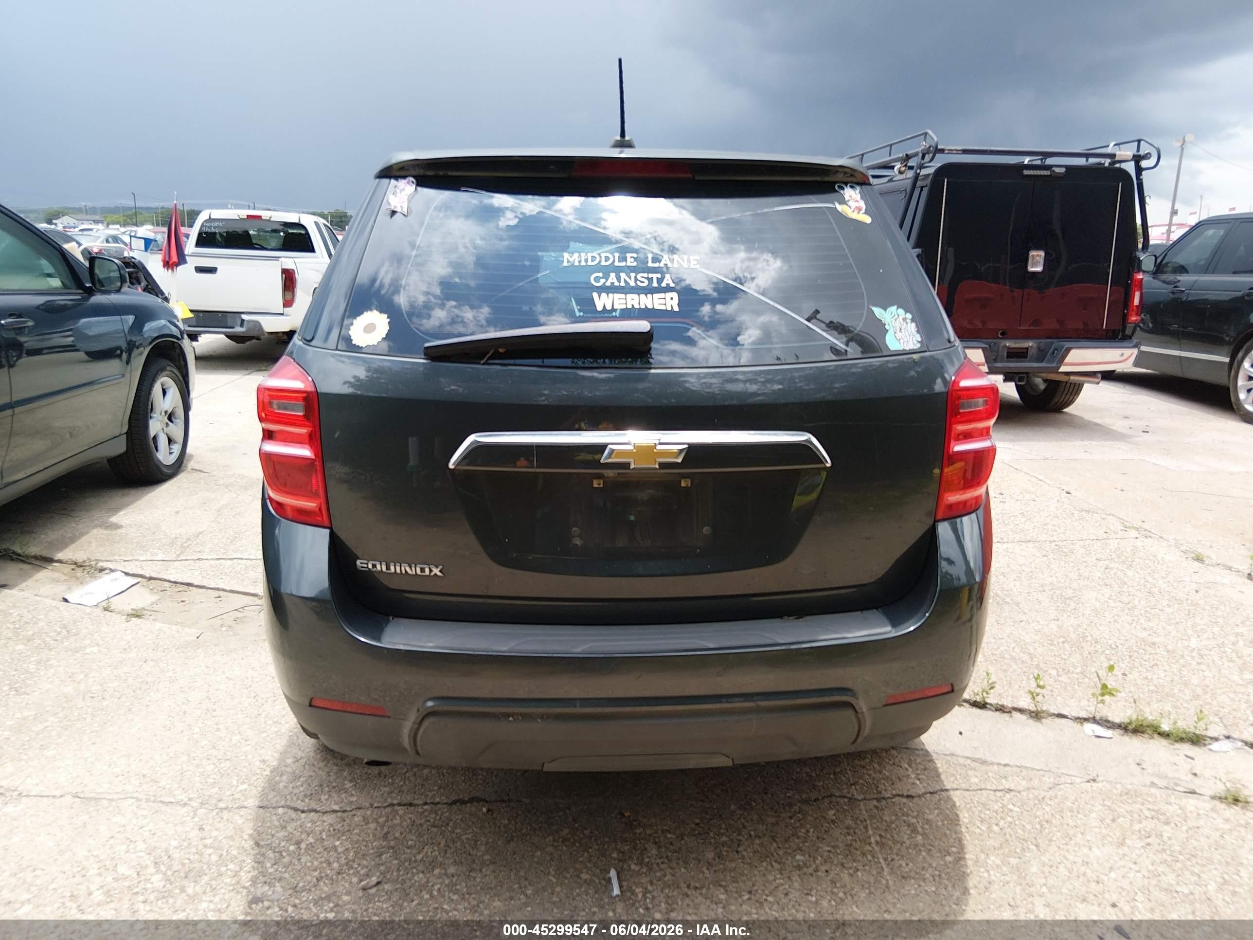 2017 Chevrolet Equinox Ls Blue vin: 2GNALBEK7H1562390