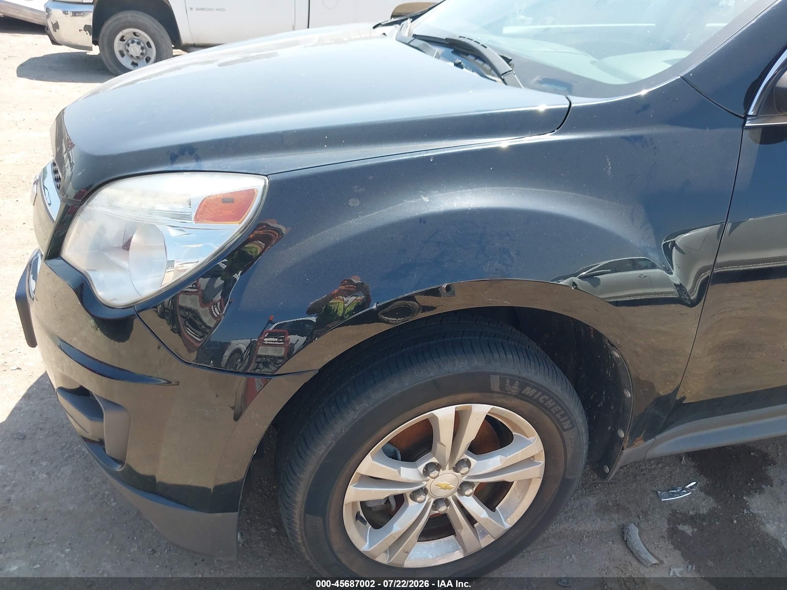 2012 Chevrolet Equinox Ls Black vin: 2GNALBEK8C1142484