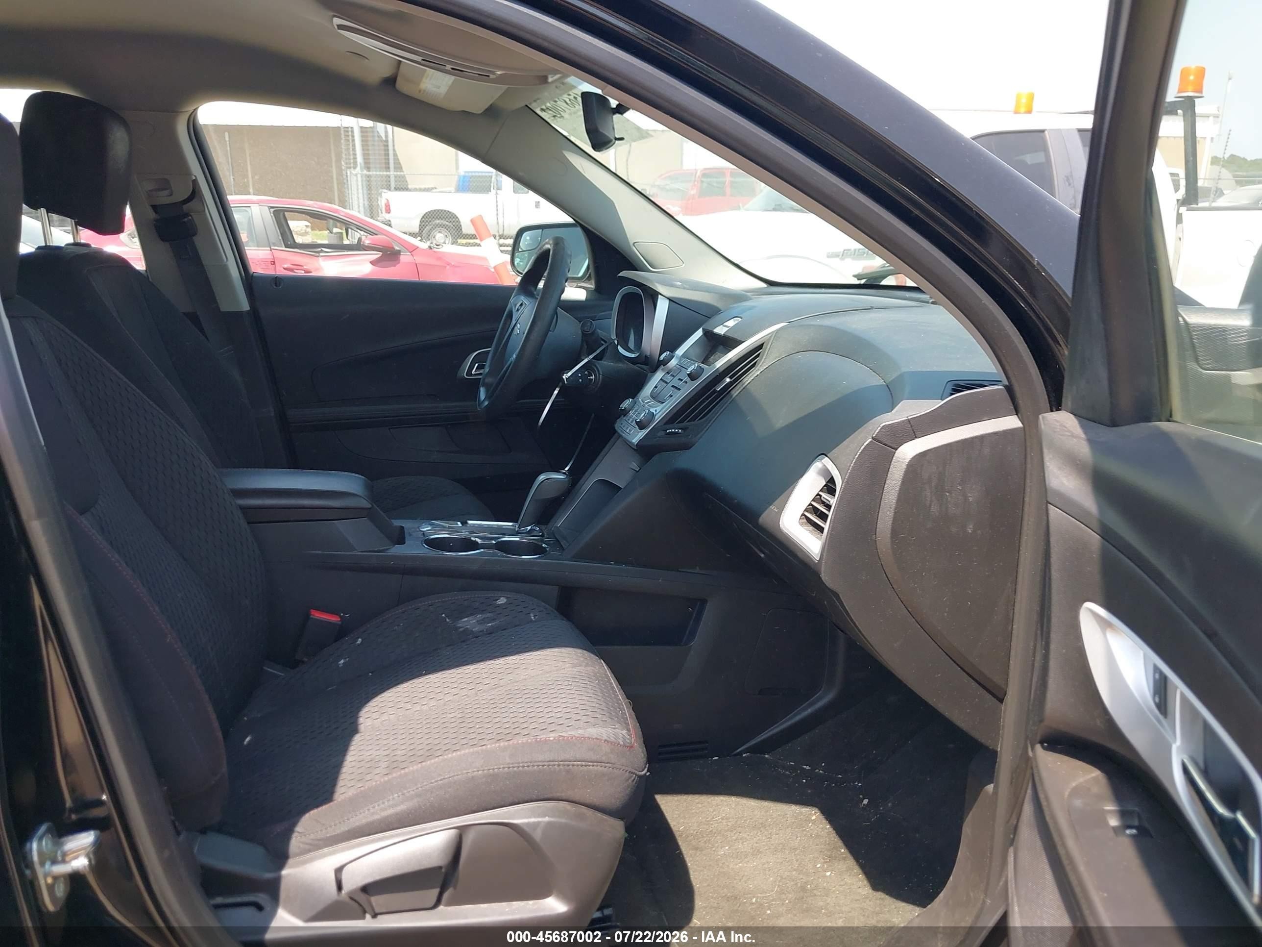 2012 Chevrolet Equinox Ls Black vin: 2GNALBEK8C1142484