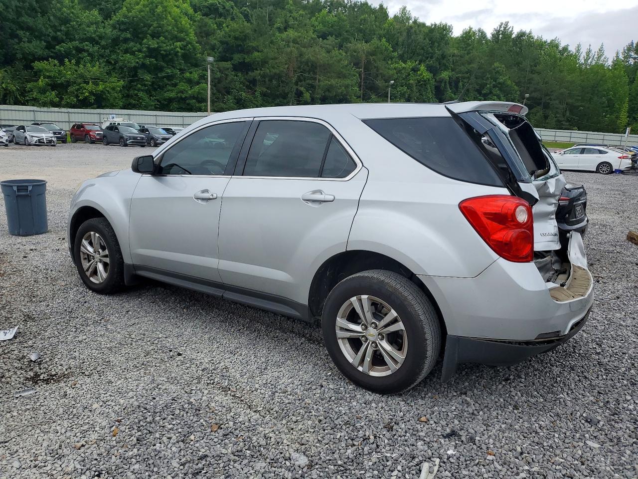 2012 Chevrolet Equinox Ls Silver vin: 2GNALBEK8C1242102