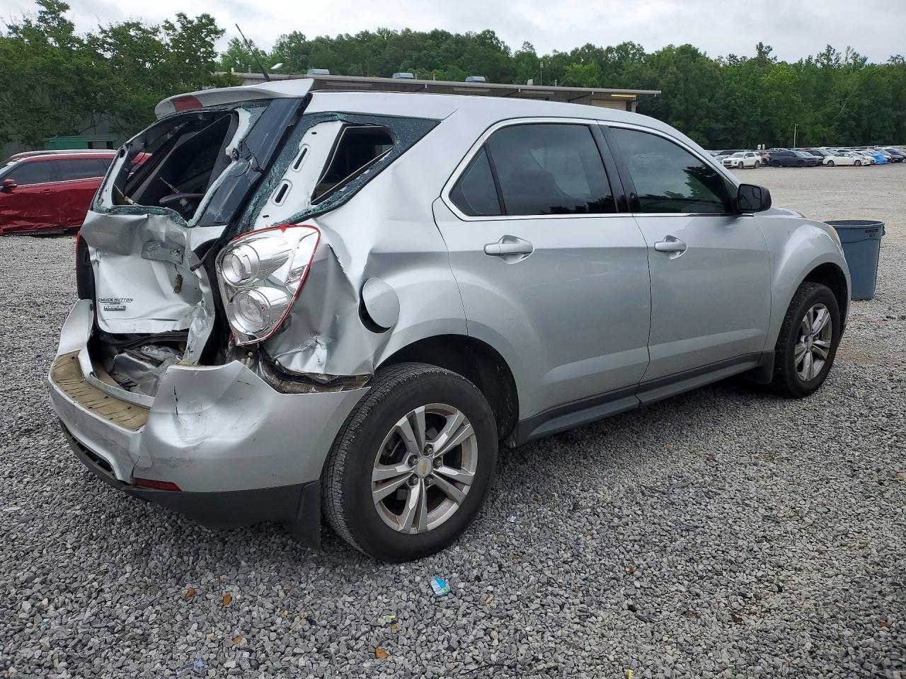 2012 Chevrolet Equinox Ls Silver vin: 2GNALBEK8C1242102