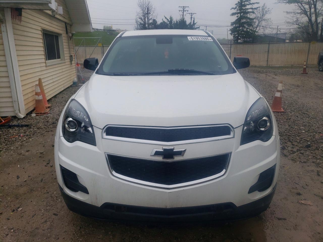 2012 Chevrolet Equinox Ls Белый vin: 2GNALBEK8C1292269