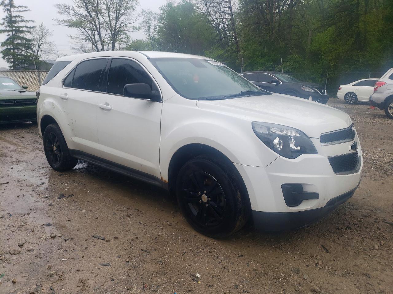 2012 Chevrolet Equinox Ls Белый vin: 2GNALBEK8C1292269