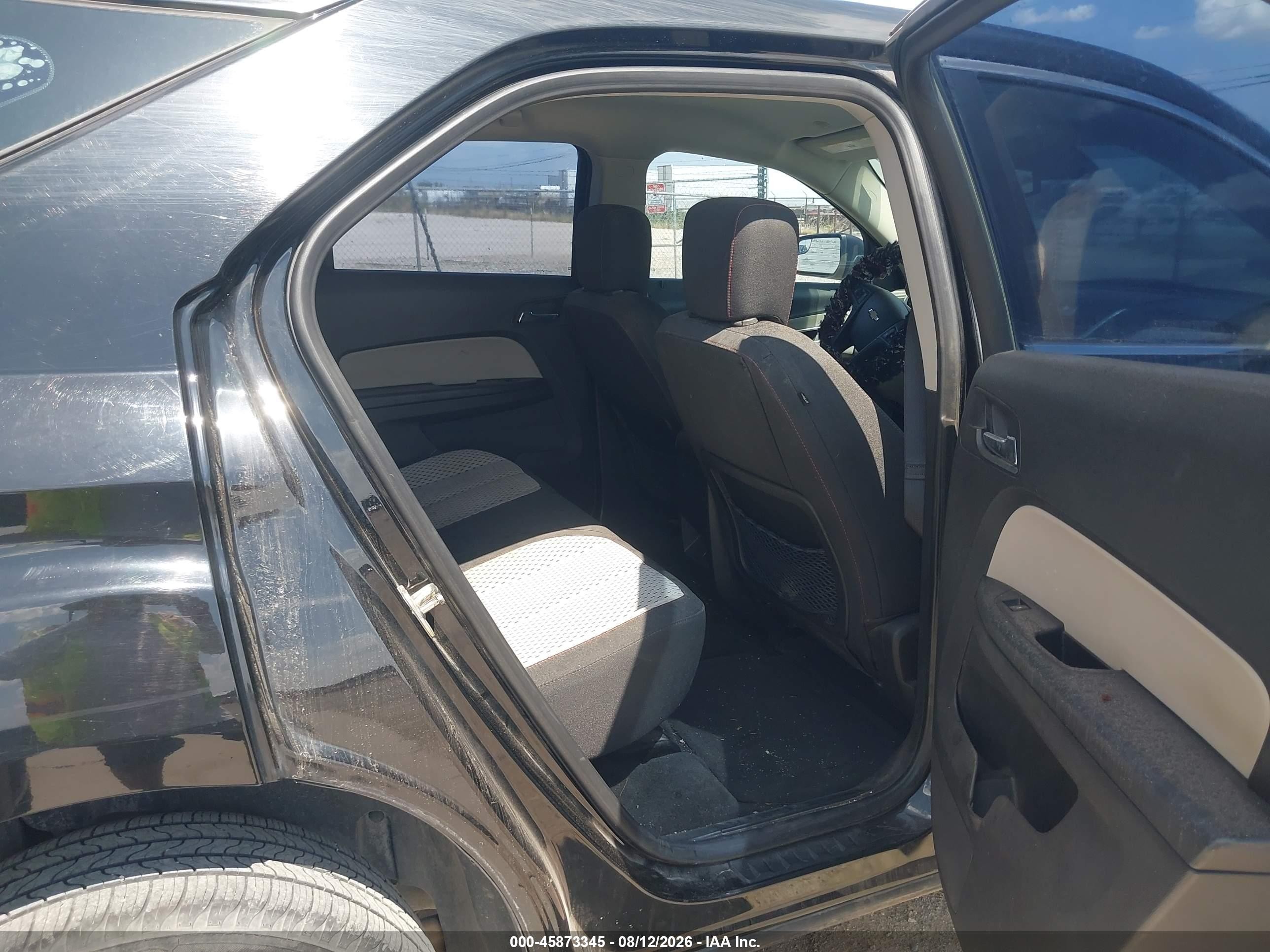 2012 Chevrolet Equinox Ls Черный vin: 2GNALBEK8C1337436