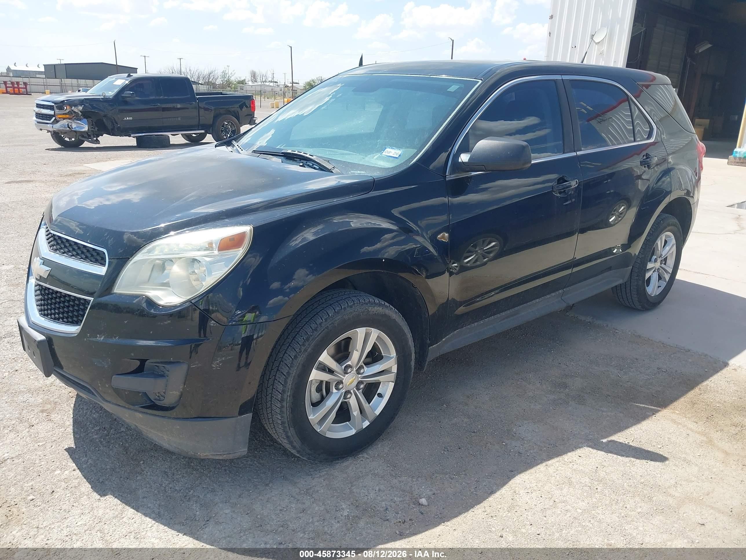 2012 Chevrolet Equinox Ls Черный vin: 2GNALBEK8C1337436