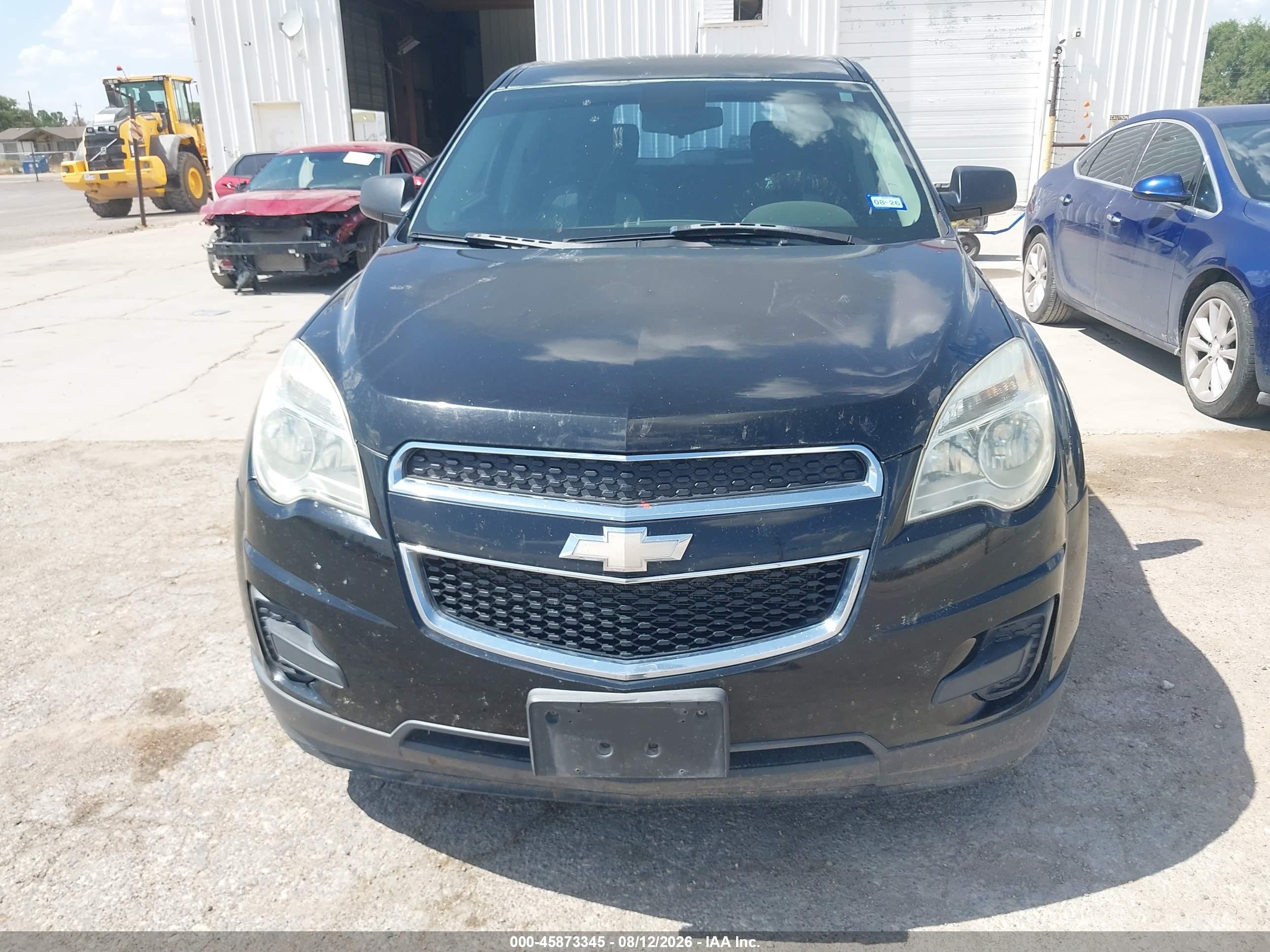 2012 Chevrolet Equinox Ls Черный vin: 2GNALBEK8C1337436